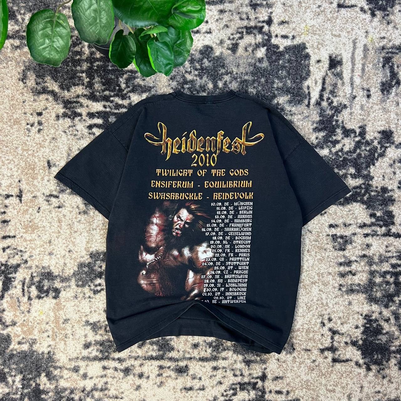 Band Tees Heidenfest Vintage Y2K Rock Bands Tour T-Shirt 1TS85 Size US XL / EU 56 / 4 - 2 Thumbnail