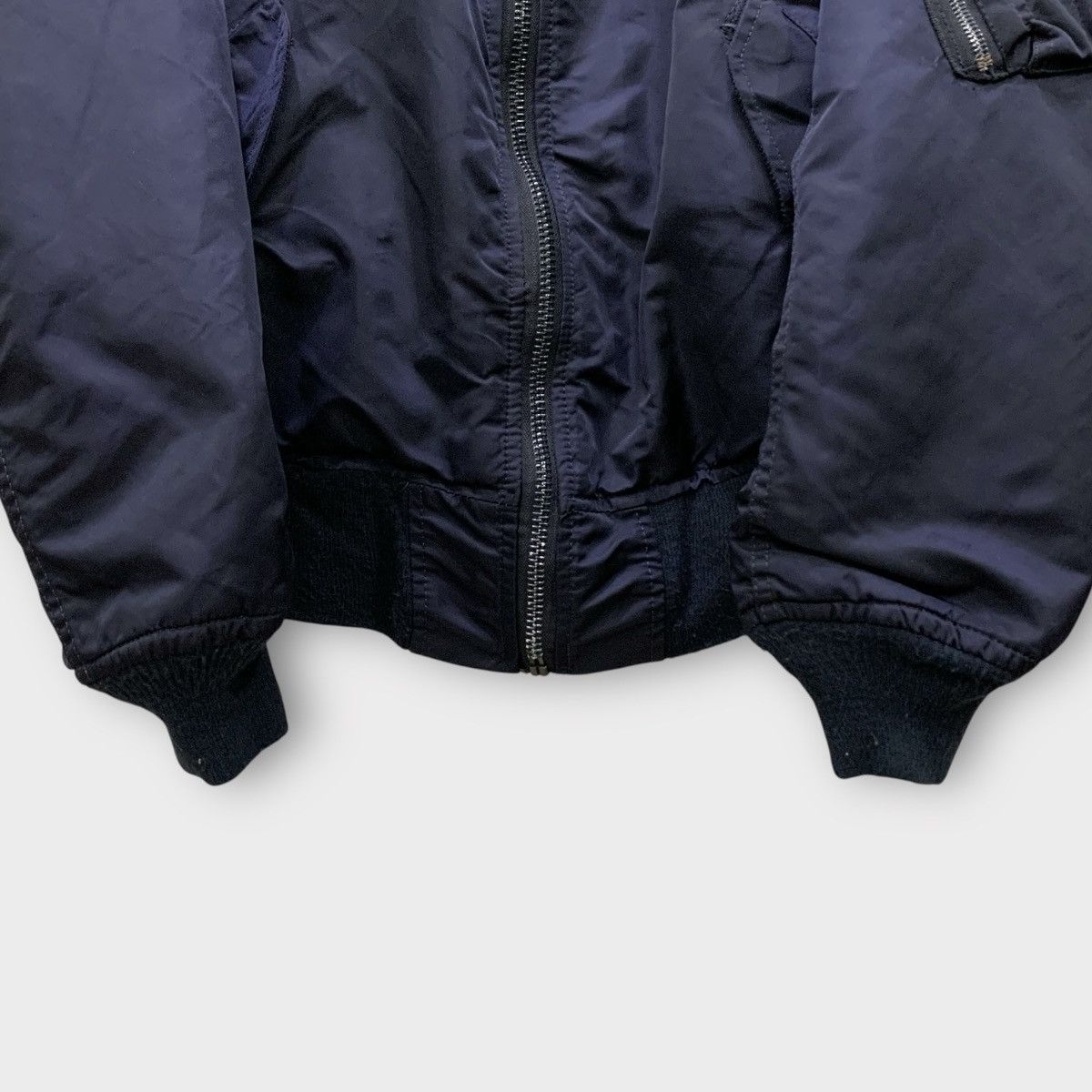 Alpha Industries VINTAGE 1990s USAF MA 1 FLIGHT BOMBER JACKET REVERSIBLE Size US M / EU 48-50 / 2 - 10 Thumbnail