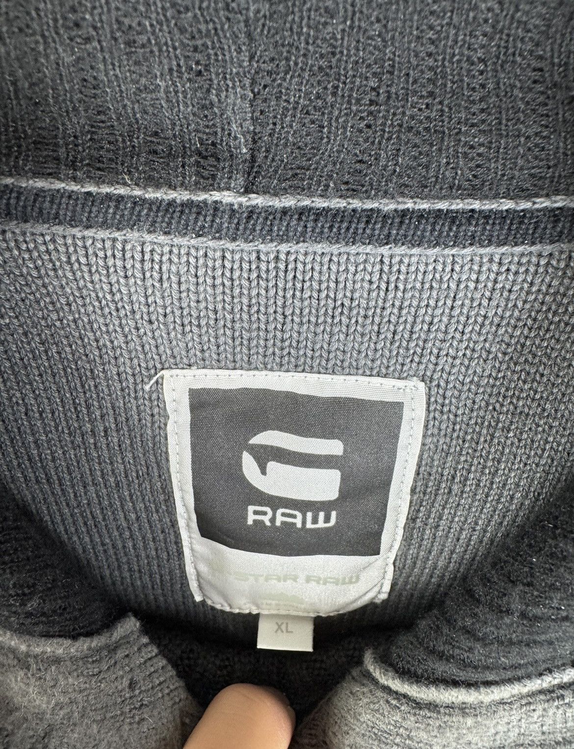 G-Star G-Star Raw Terrain Hooded Knit Sweater Rare Size XL Size US XL / EU 56 / 4 - 10 Thumbnail