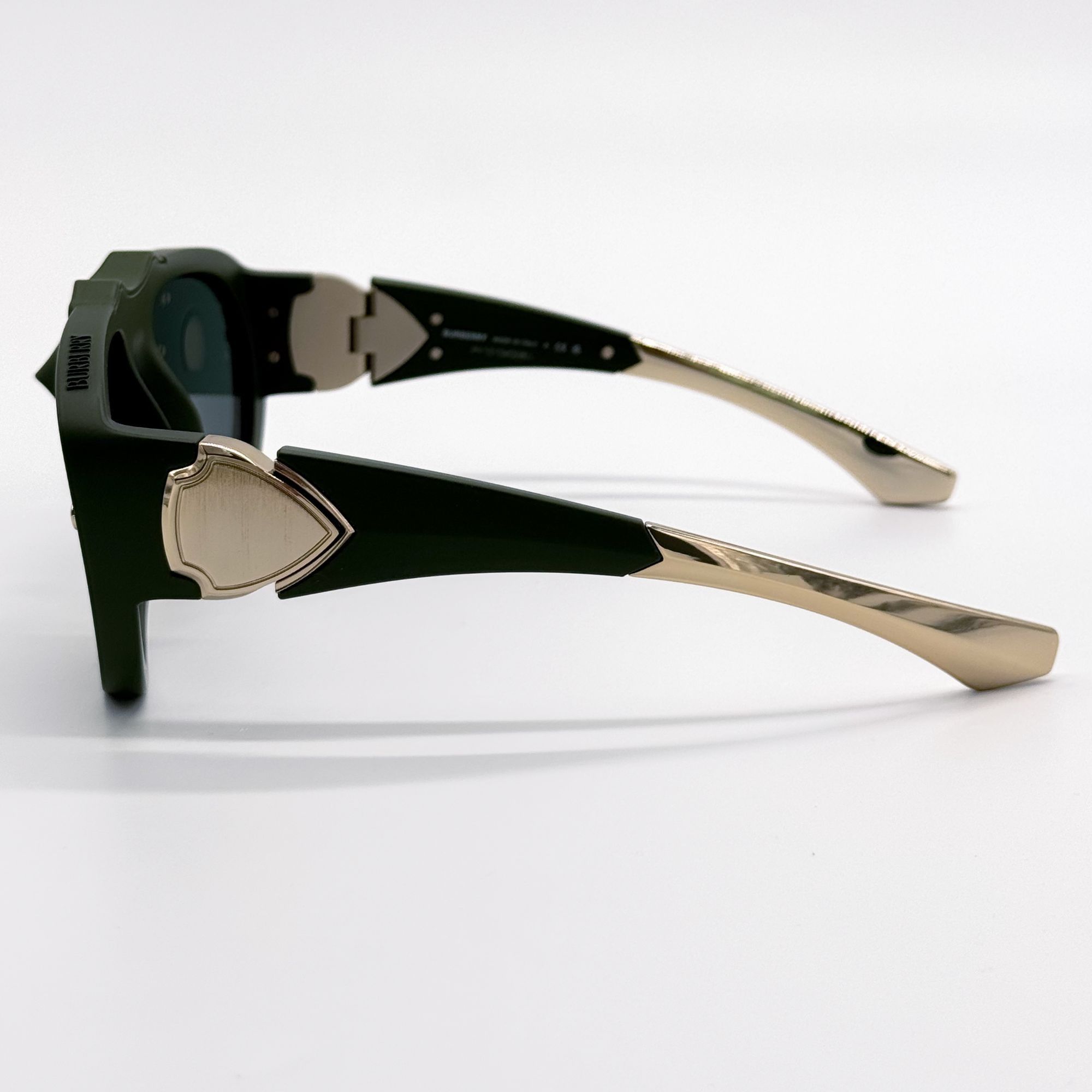 Burberry NEW BURBERRY SUNGLASSES GREEN BE4433U 4138/71 BE4433U 413871 Size ONE SIZE - 9 Thumbnail