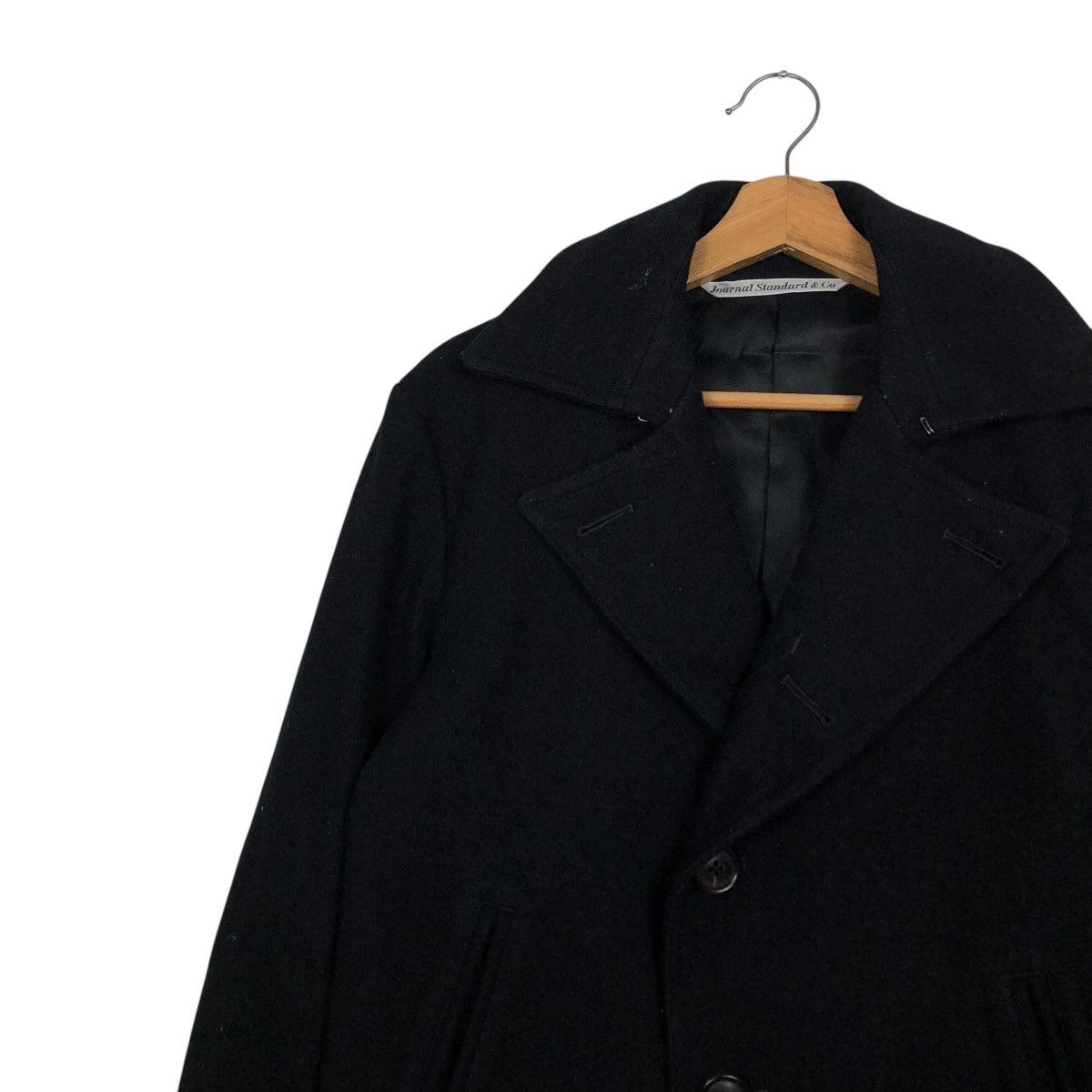 Japanese Brand 📌Wool Double Collar Jacket Journal Standard Issey Miyake Size US M / EU 48-50 / 2 - 8 Thumbnail