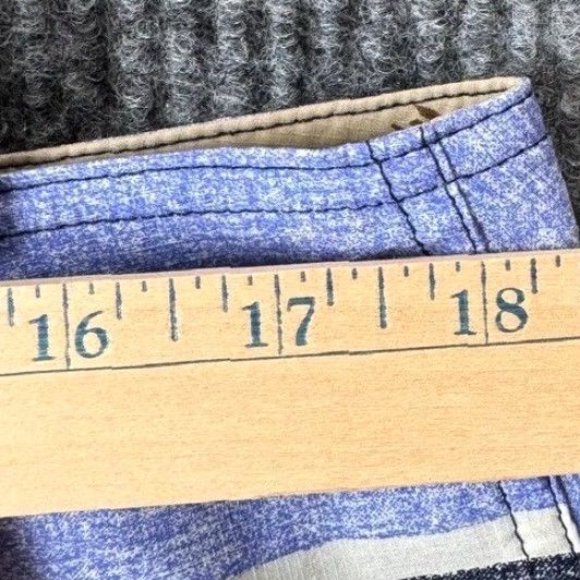 Patagonia Patagonia Board Shorts Mens 36 Striped Surf Swim Beach Baggies Style Blue Pattern Striped Quick Dry Lightweight Pockets Drawstring Regular Bottom Men Size US 36 / EU 52 - 7 Thumbnail