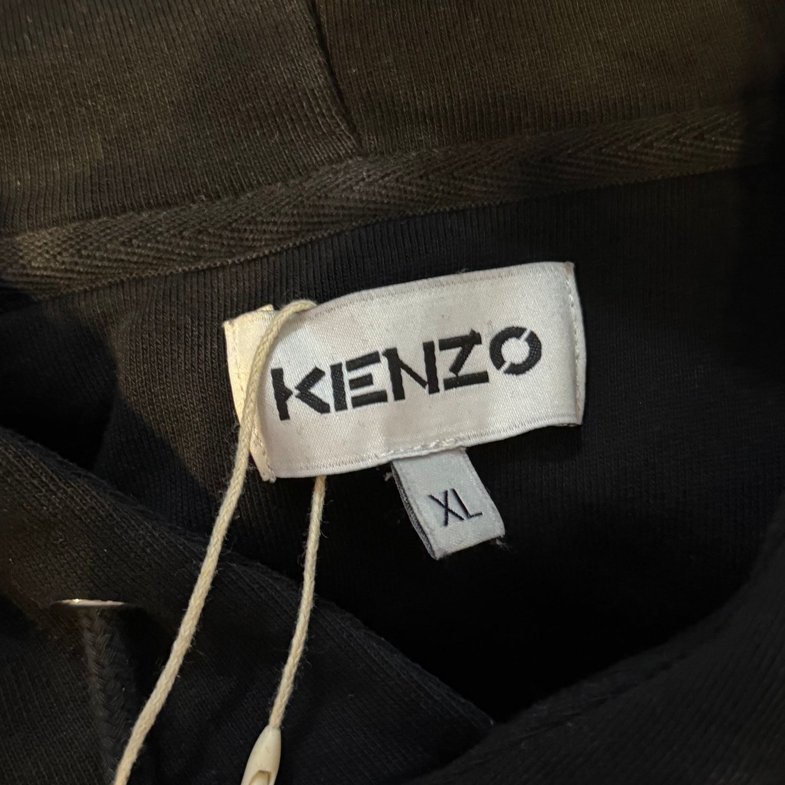 Kenzo Cross Stitch Tiger Logo Hoodie