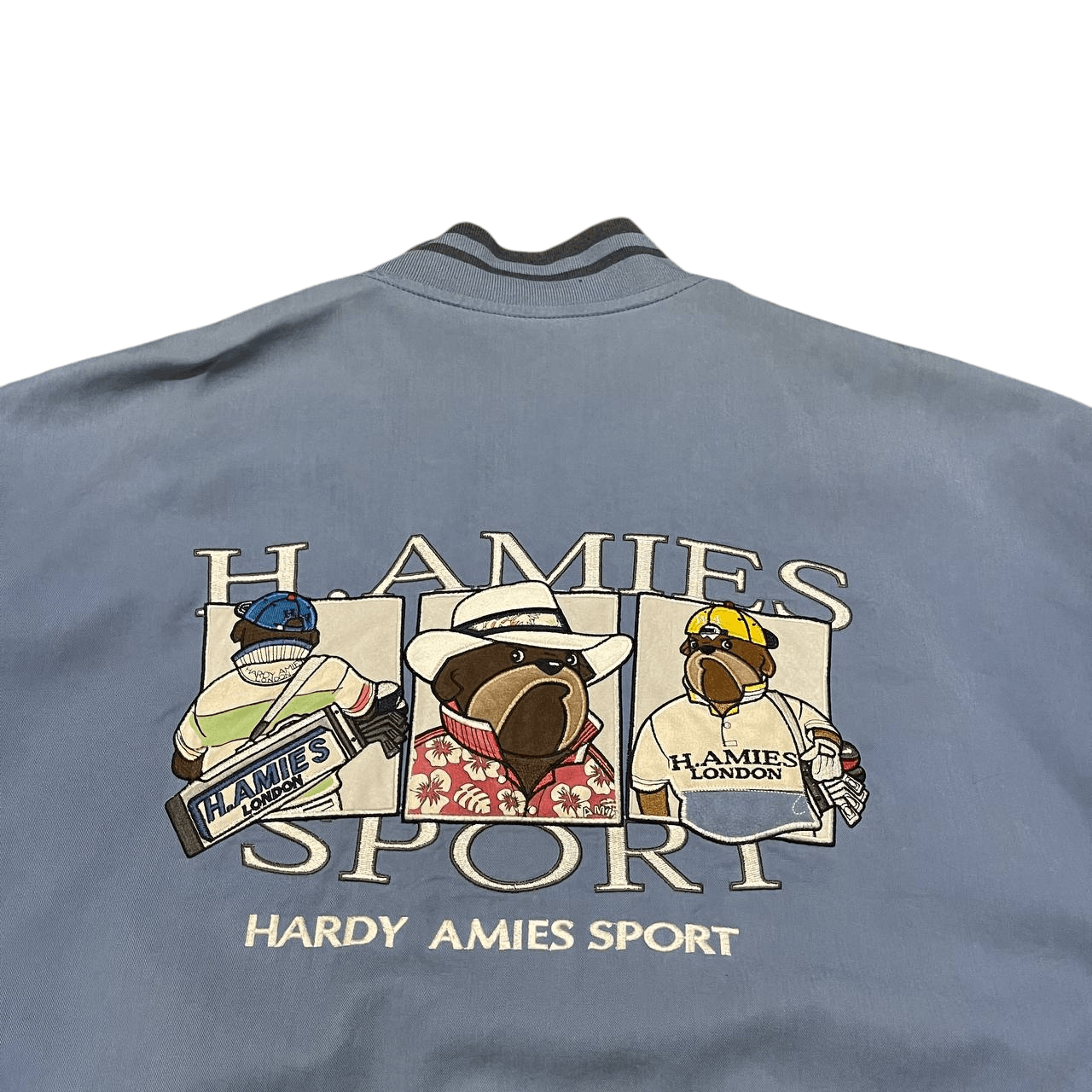 Hardy Amies Vintage Hardy Amies Sports Bomber Jacket Embroidery Size US XL / EU 56 / 4 - 2 Thumbnail