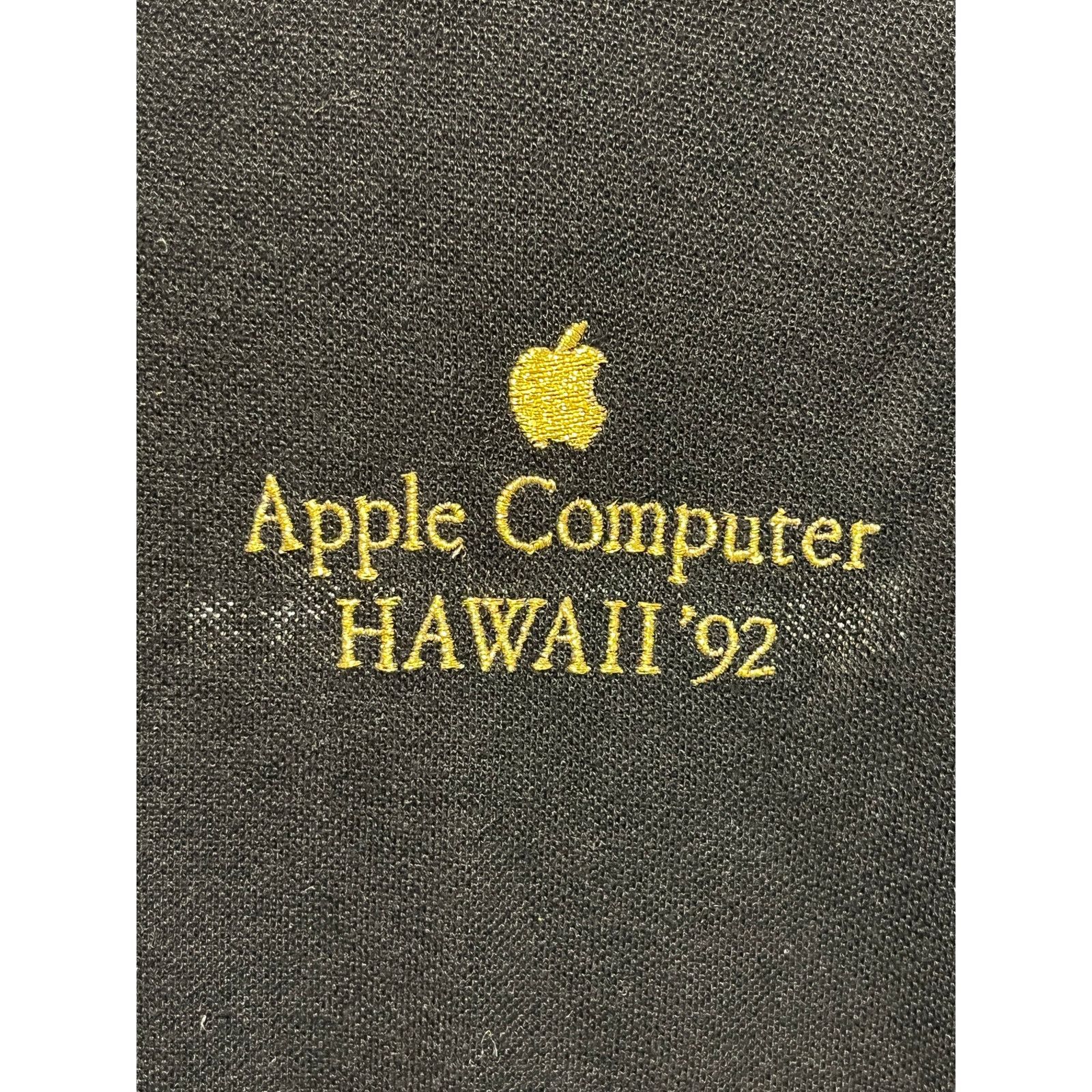 Apple Apple Computer HAWAII 1992 Mens Black Shirt! Size US L / EU 52-54 / 3 - 1 Thumbnail