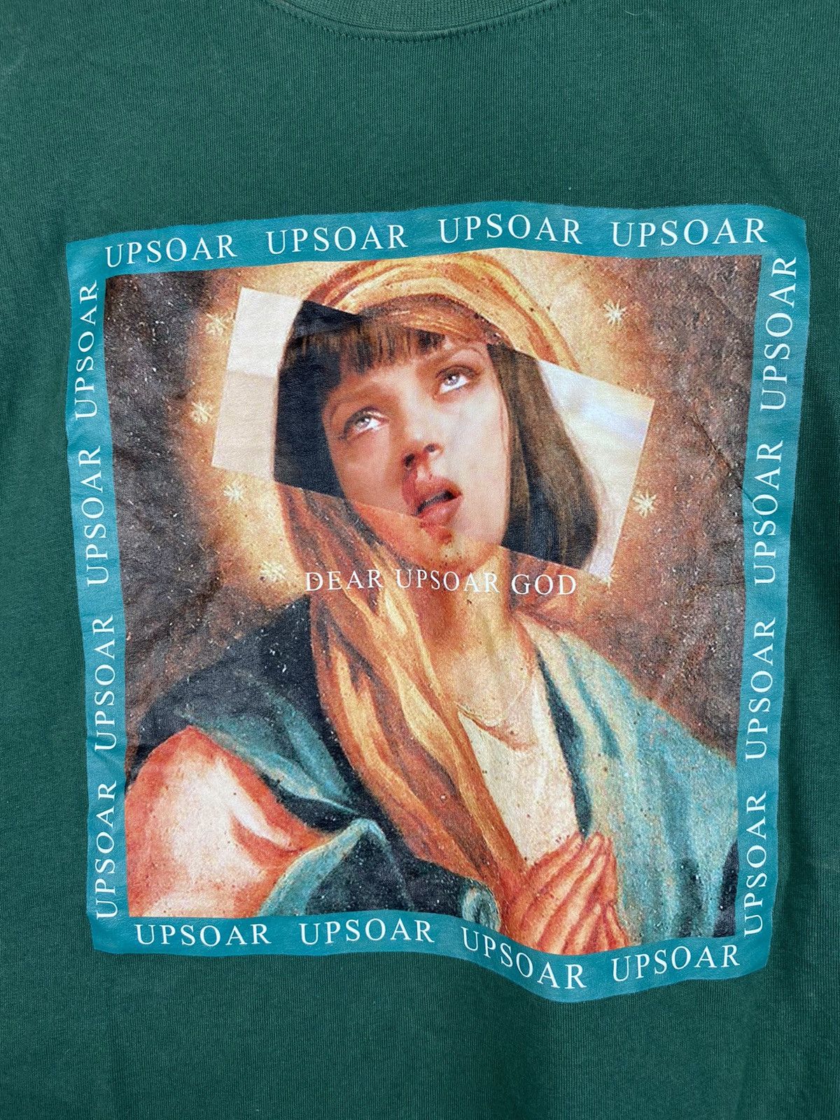 Vintage Upsoar God Praying T Shirt Tee Size US XL / EU 56 / 4 - 2 Thumbnail