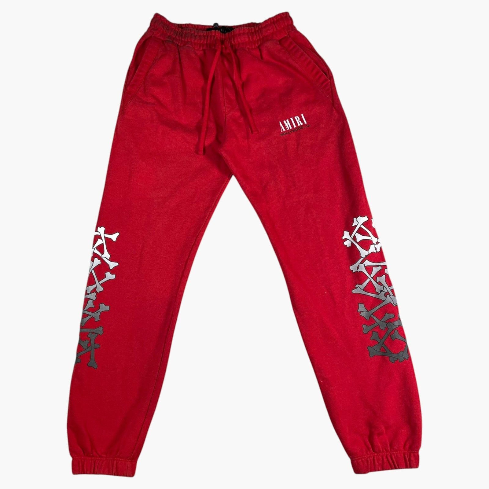 Amiri Amiri Bones Crew Red Sweatsuit Size XL / US 12-14 / IT 48-50 - 5 Thumbnail