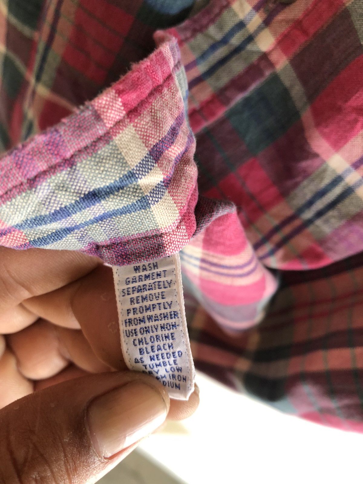 Polo Ralph Lauren × Vintage Vintage Flannel Polo Ralph Lauren Button Up Size US XL / EU 56 / 4 - 5 Thumbnail