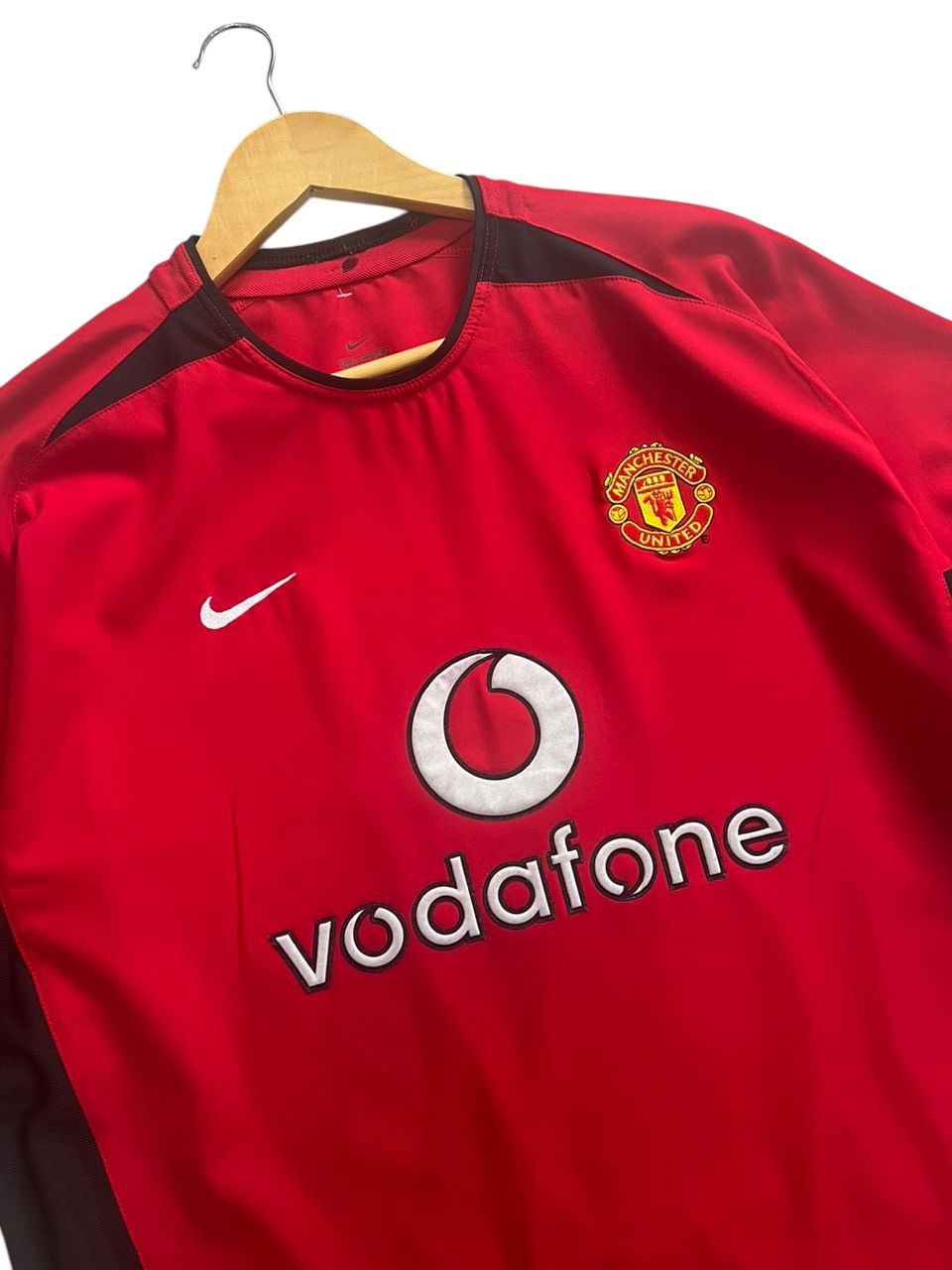 David Beckham Vintage Manchester United 2002/2004 Home Jersey Player Issue Size US L / EU 52-54 / 3 - 3 Thumbnail