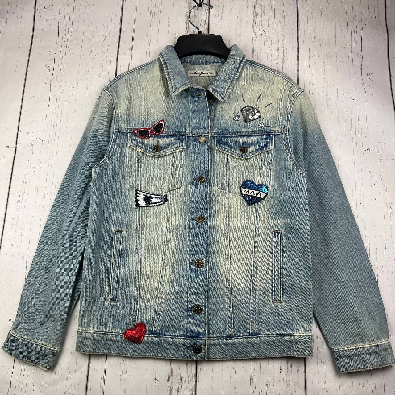 Mavi Mavi Small Classic Fit Stretchable Denim Jeans Jacket Women Size S / US 4 / IT 40 - 1 Thumbnail