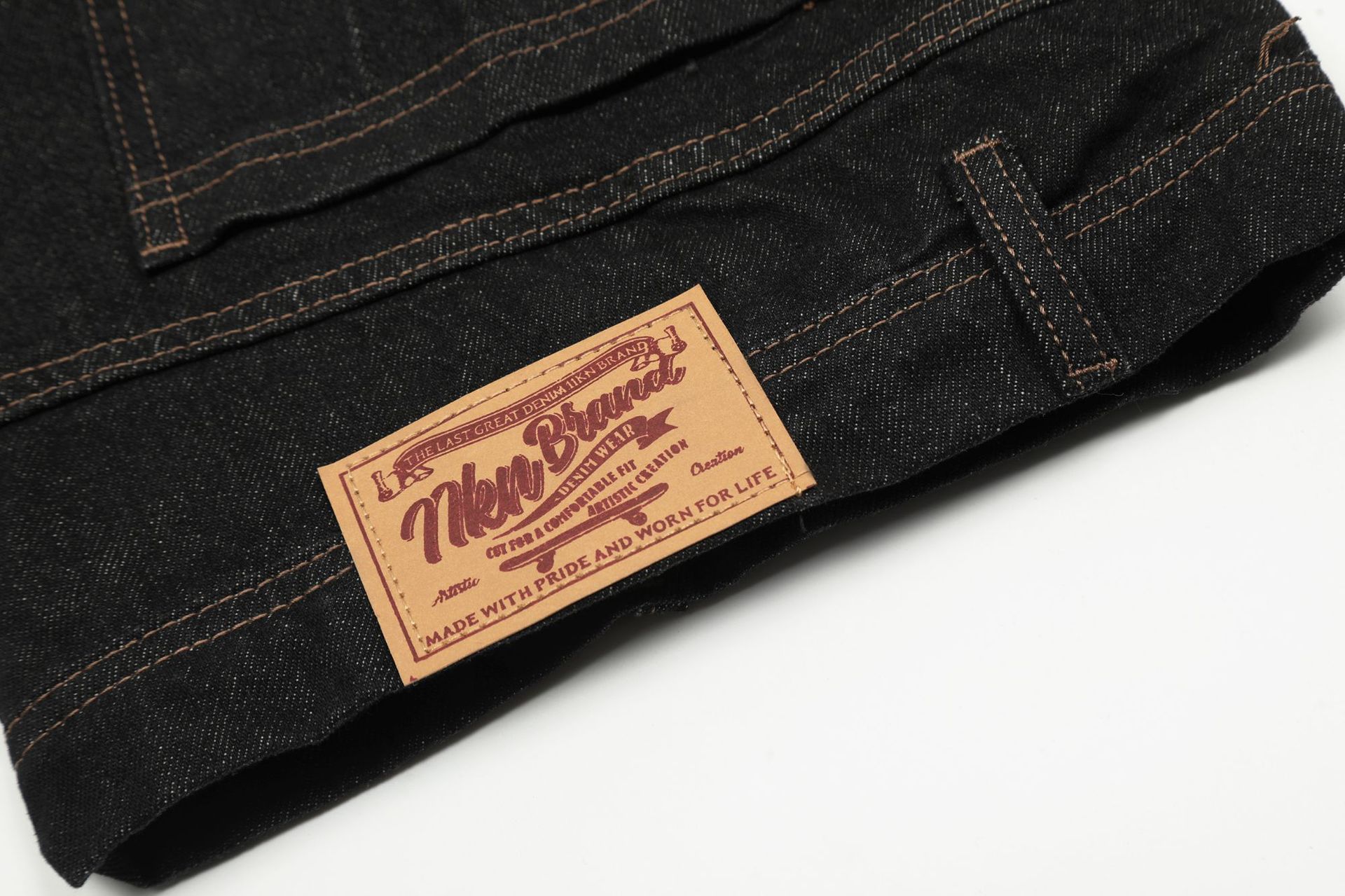 Japanese Brand × Jean American high street vintage black jeans washed Size US 32 / EU 48 - 6 Thumbnail