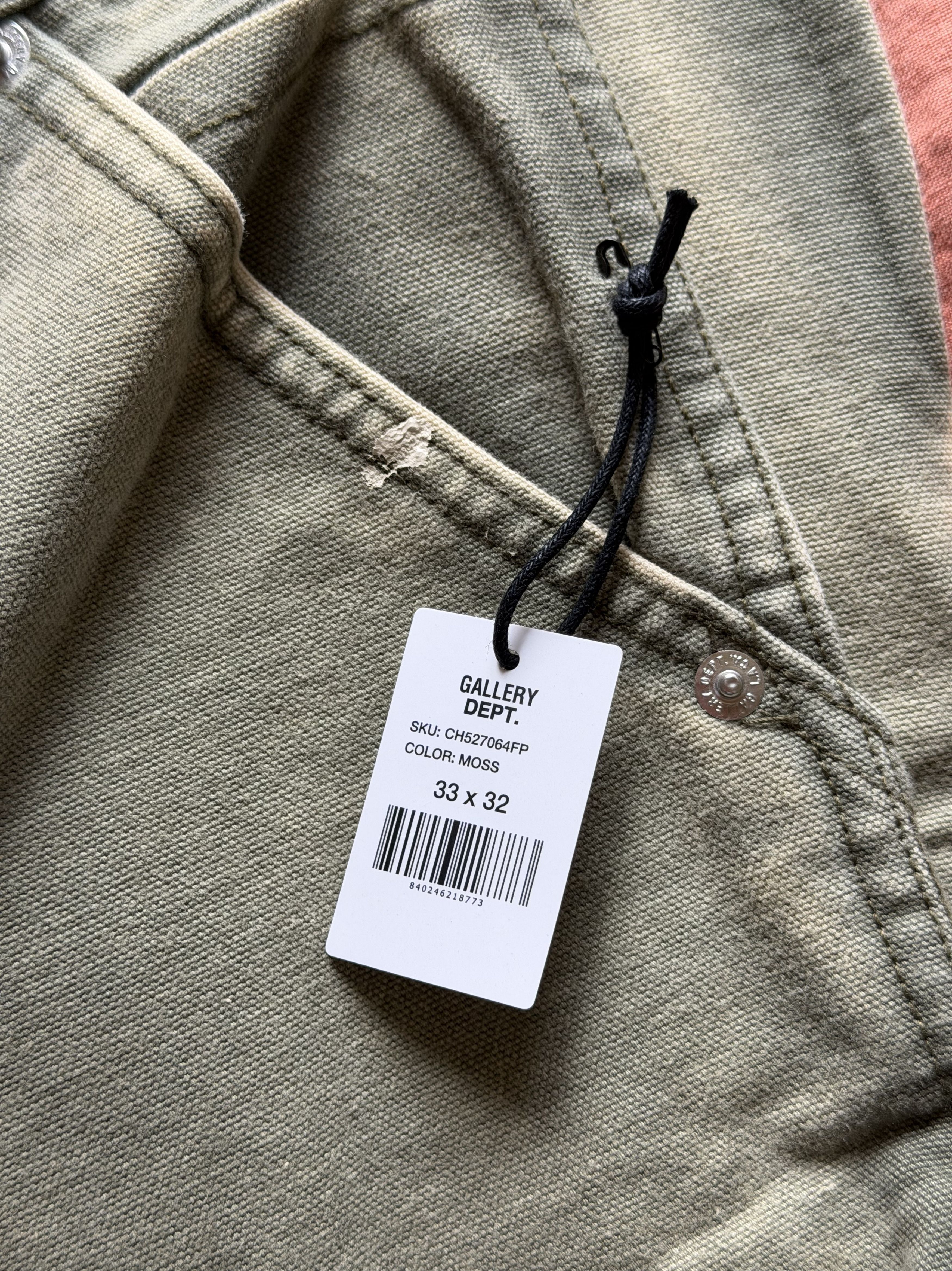Gallery Dept. Gallery Dept. LA Flare Carpenter Pants in Moss Green Size US 33 - 9 Thumbnail
