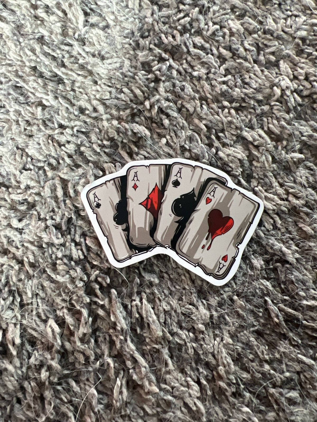 Hypebeast Four Aces Sticker Size ONE SIZE - 1 Thumbnail