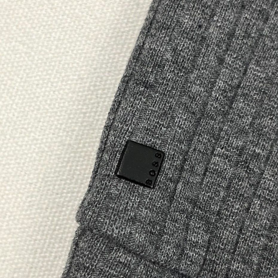 Hugo Boss HUGO BOSS Sweater Mens L Blue Gray Cotton Blend Stretch Crewneck Pullover Preppy Size US L / EU 52-54 / 3 - 2 Thumbnail