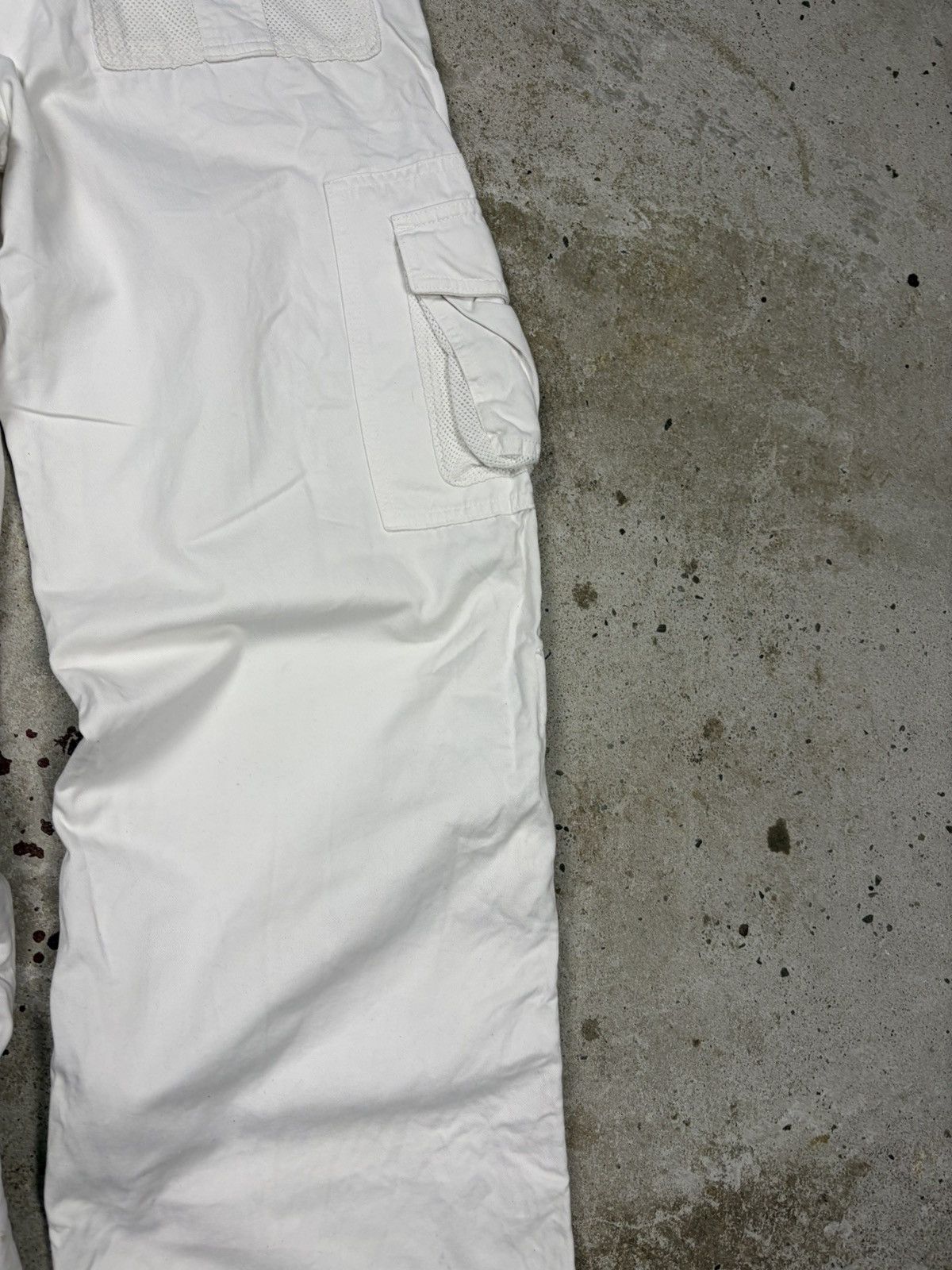 Dolce & Gabbana 2000s Dolce & Gabbana White Baggy Cargo Pants Utility Size 27" / US 4 / IT 40 - 17 Thumbnail