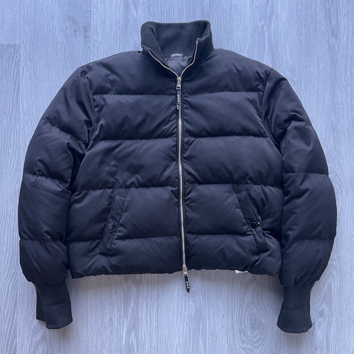Alexander McQueen Mainline Goose Down Silk Puffer Jacket