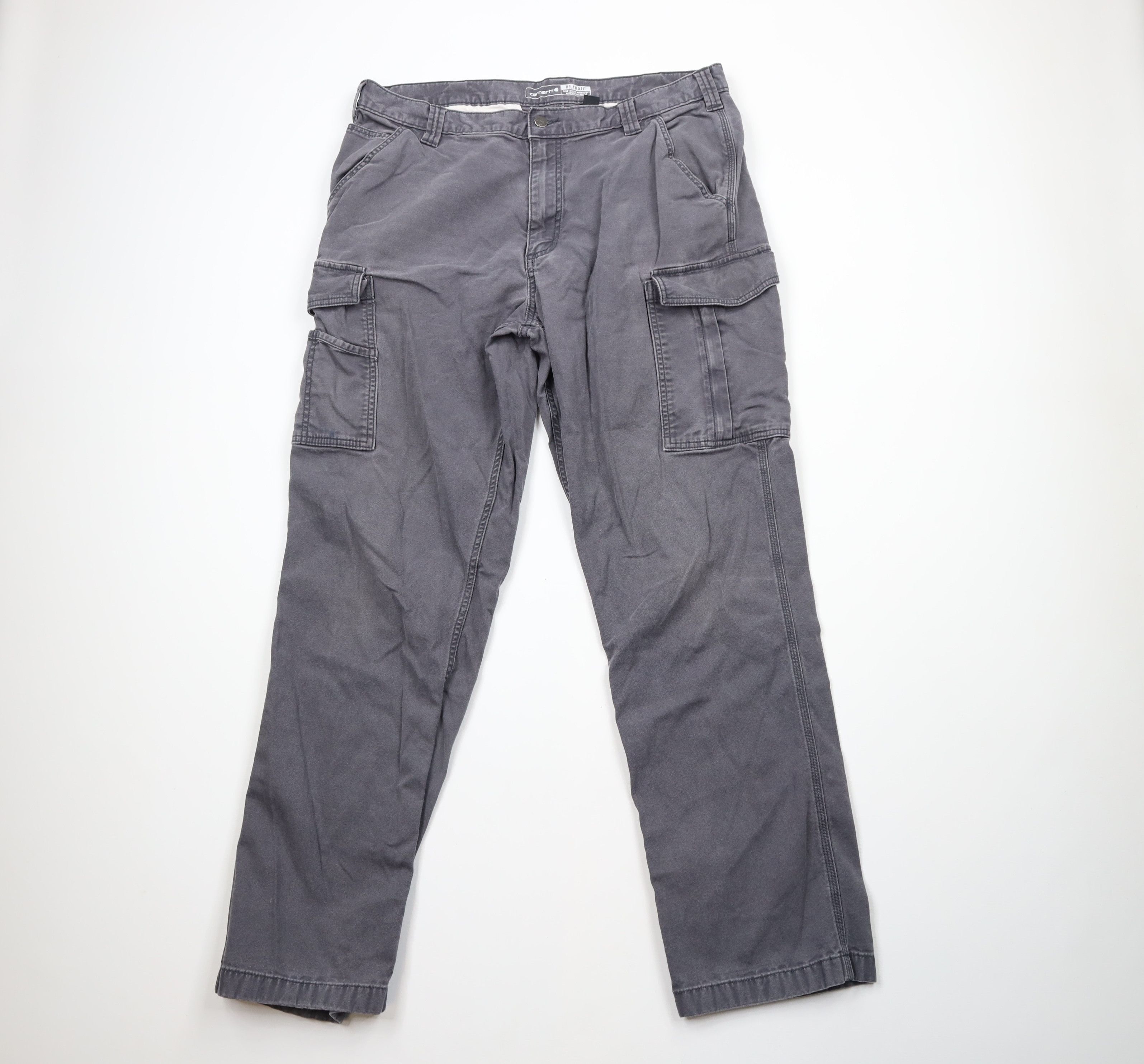 Carhartt Vintage Carhartt Spell Out Relaxed Fit Wide Leg Cargo Pants Size US 38 / EU 54 - 1 Thumbnail