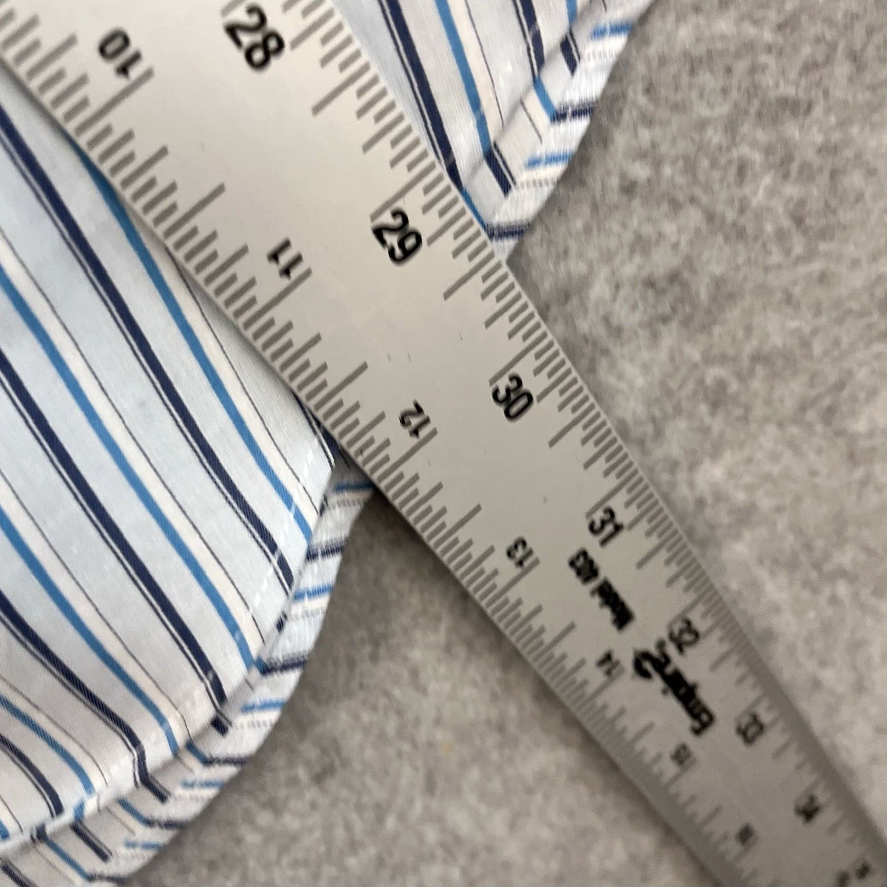 Charles Tyrwhitt Charles Tyrwhitt Dress Shirt 16 33 Non-Iron Slim Fit Multicolor Vertical Striped Size 42R - 7 Thumbnail