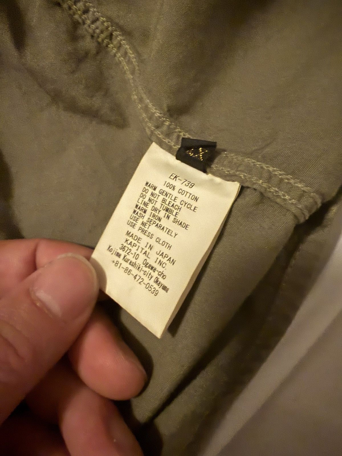 Kapital Kapital Army Field Shirt Jacket Olive Size US XL / EU 56 / 4 - 3 Thumbnail