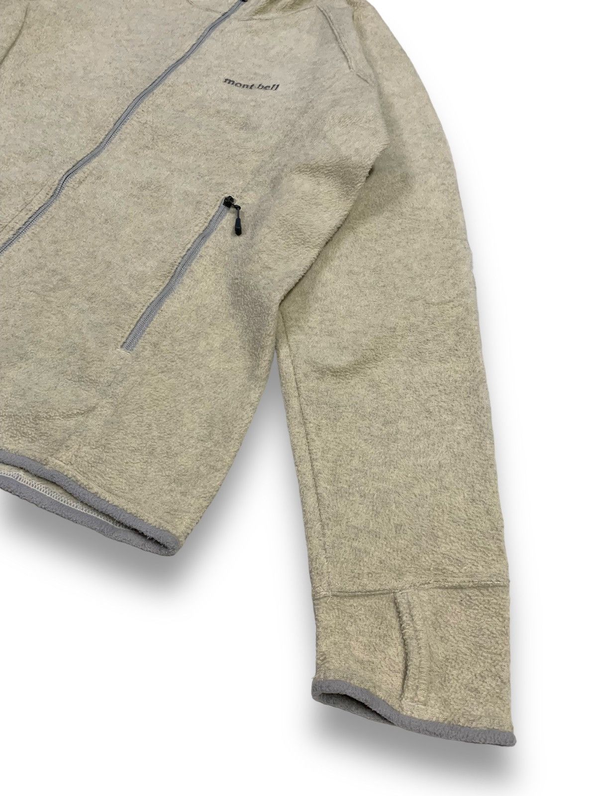 Montbell Vintage Montbell Small Logo Fleece Hooded Jacket Size M / US 6-8 / IT 42-44 - 13 Thumbnail