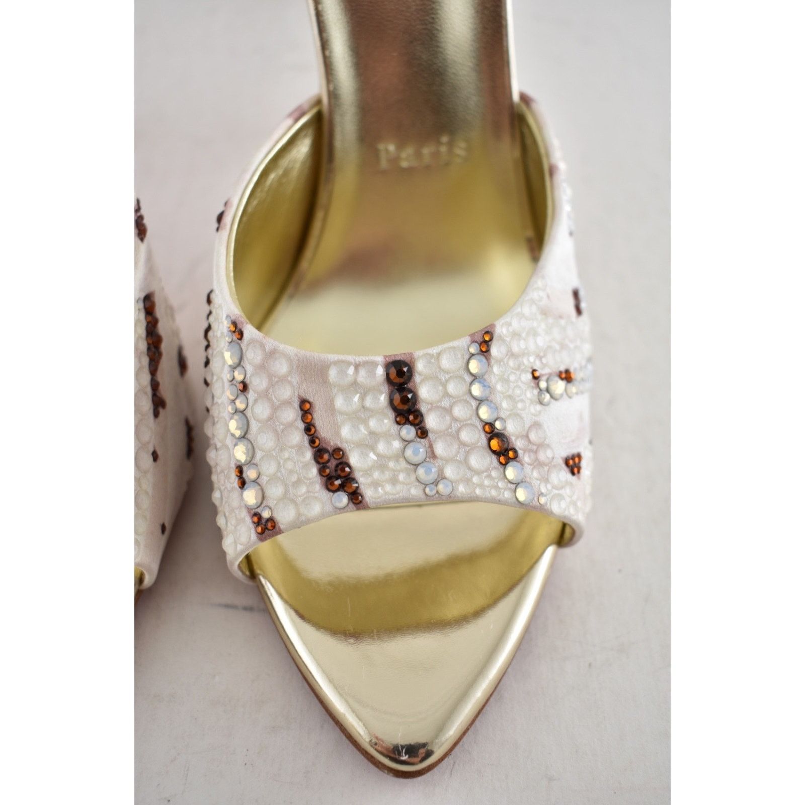 Christian Louboutin Christian Louboutin Miss Z Mule Gaagal Strass 100 Pump 40 Size US 10 / IT 40 - 15 Thumbnail