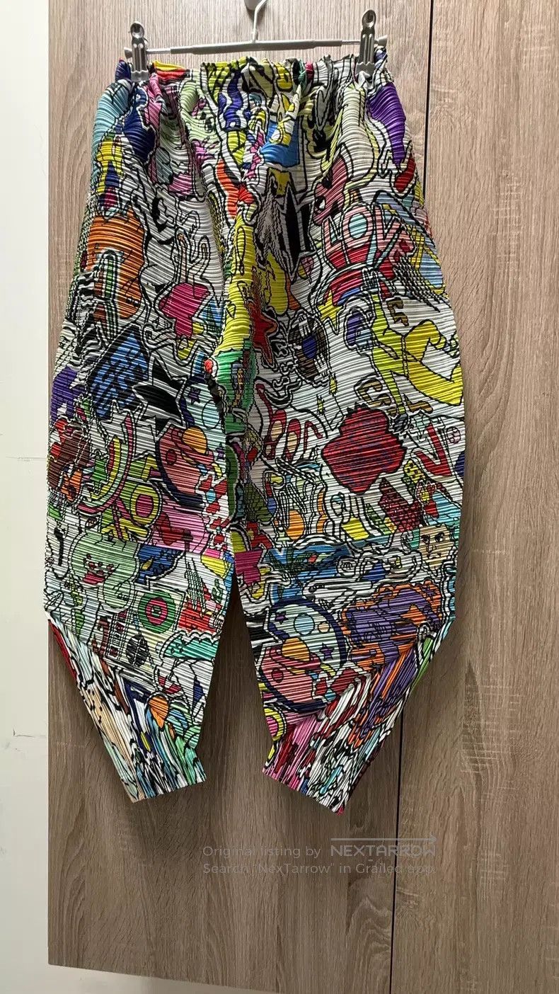Issey Miyake Issey Miyake size:3 Color-block Pants Size 31" - 3 Thumbnail
