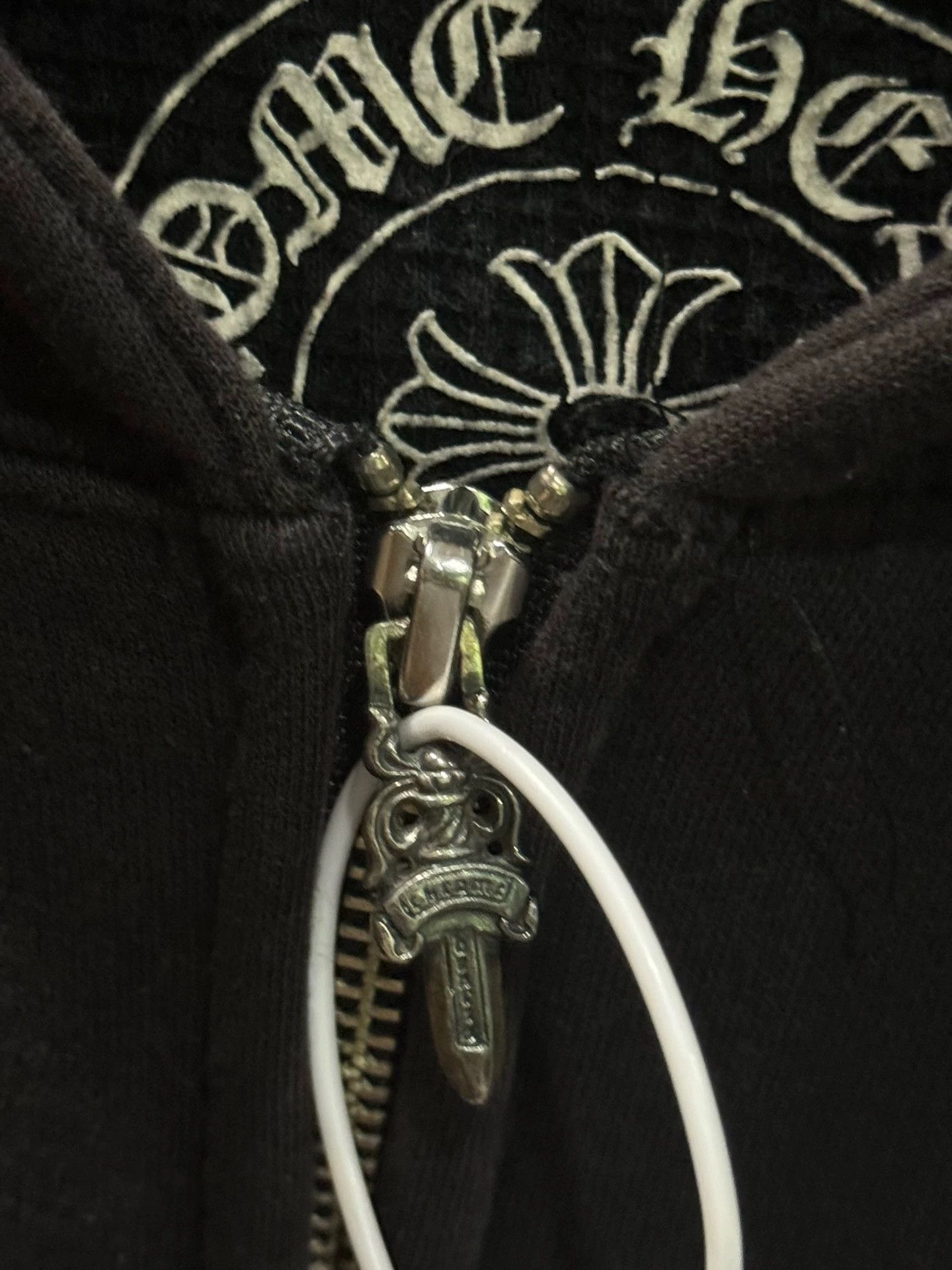Chrome Hearts Chrome Hearts NY White Cross Heart Hoodie Silver Zip Size US M / EU 48-50 / 2 - 4 Thumbnail