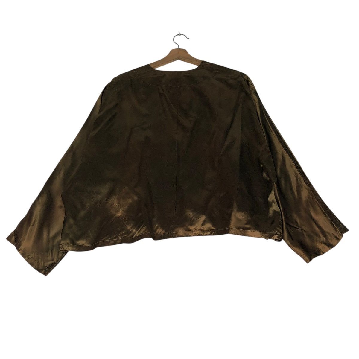 Yohji Yamamoto 🔥VINTAGE Y’S YOHJI YAMAMOTO SATIN JACKET Size US M / EU 48-50 / 2 - 2 Thumbnail