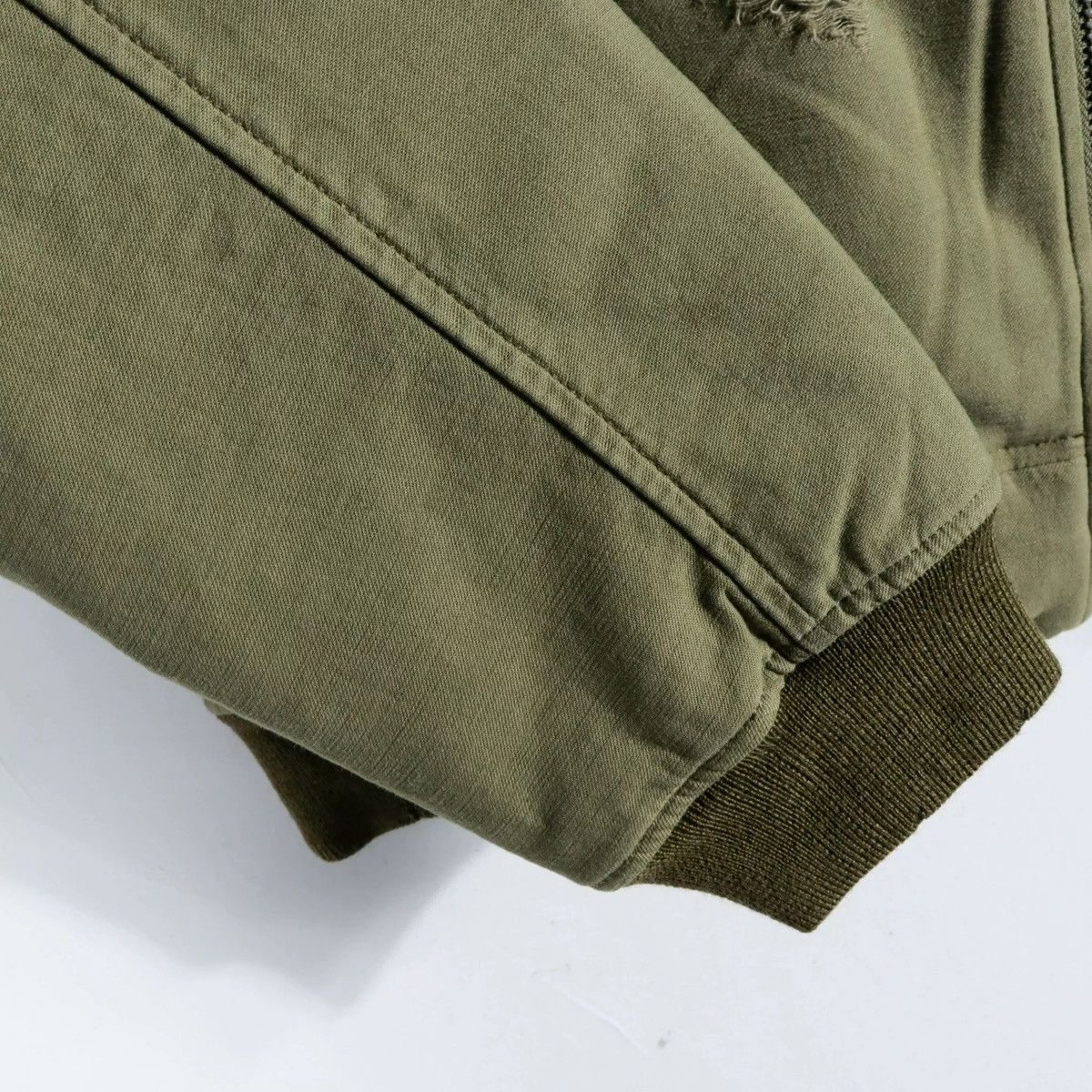 R13 R13 Distressed Down Padded Bomber Jacket Size US L / EU 52-54 / 3 - 24 Thumbnail