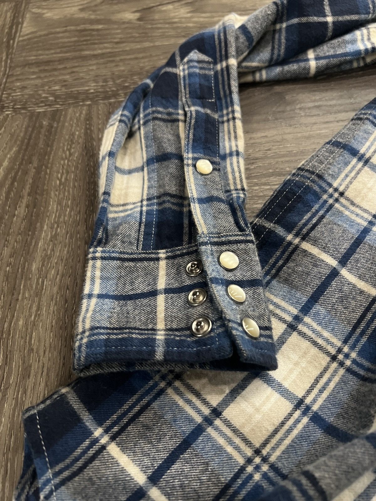 Hedi Slimane Saint Laurent Paris Hedi Slimane Checkered Pearl Flannel Size US XS / EU 42 / 0 - 8 Thumbnail