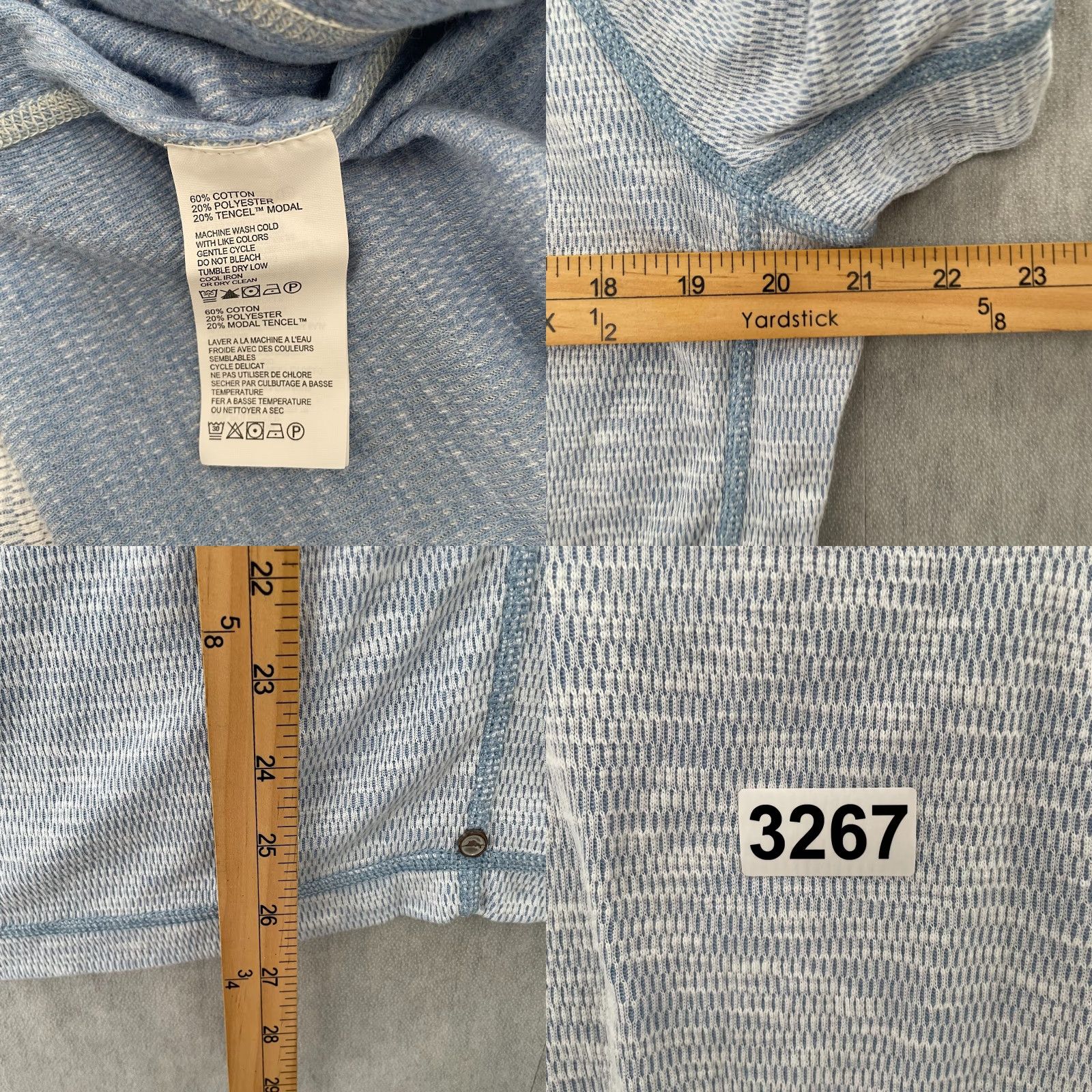 Tommy Bahama Tommy Bahama Sweater Adult Small Blue Barrier Beach Half Zip Reversible Mens S Size US S / EU 44-46 / 1 - 8 Thumbnail