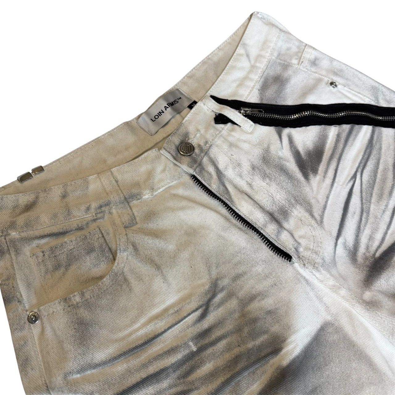 Japanese Brand LOIN ARMIS - Abandoned repair baggy jeans Size US 32 / EU 48 - 3 Thumbnail
