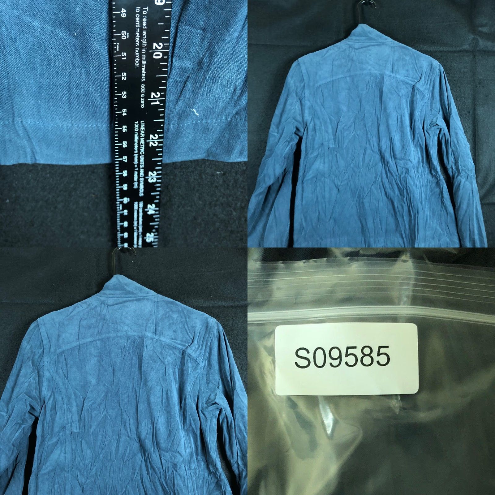Orvis Orvis Womens Jacket Blue Petite Full Zip Casual Pockets Stretch 4P Denim Polyester All Seasons Mid-Length Womens Size S / US 4 / IT 40 - 8 Thumbnail