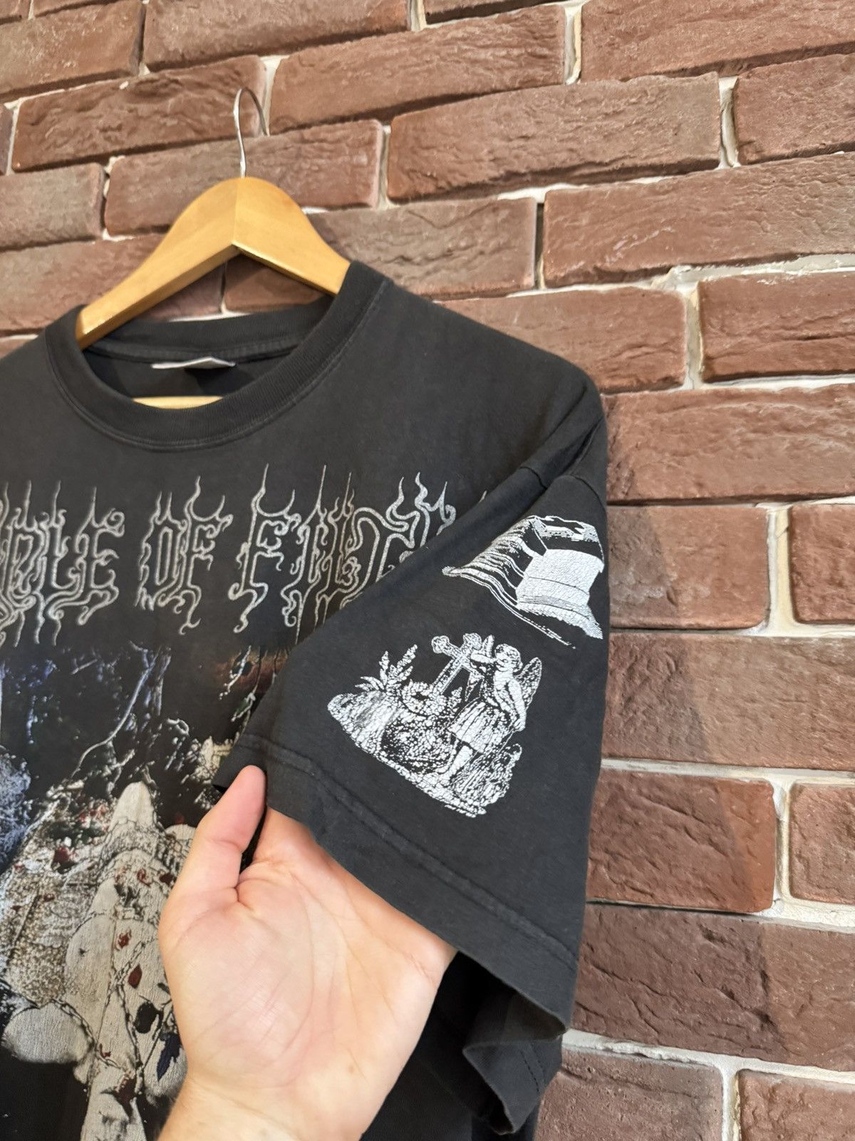 Band Tees Vintage 1998 Cradle of Filth Life Is Sacrifice Band Tshirt Size US XL / EU 56 / 4 - 6 Thumbnail