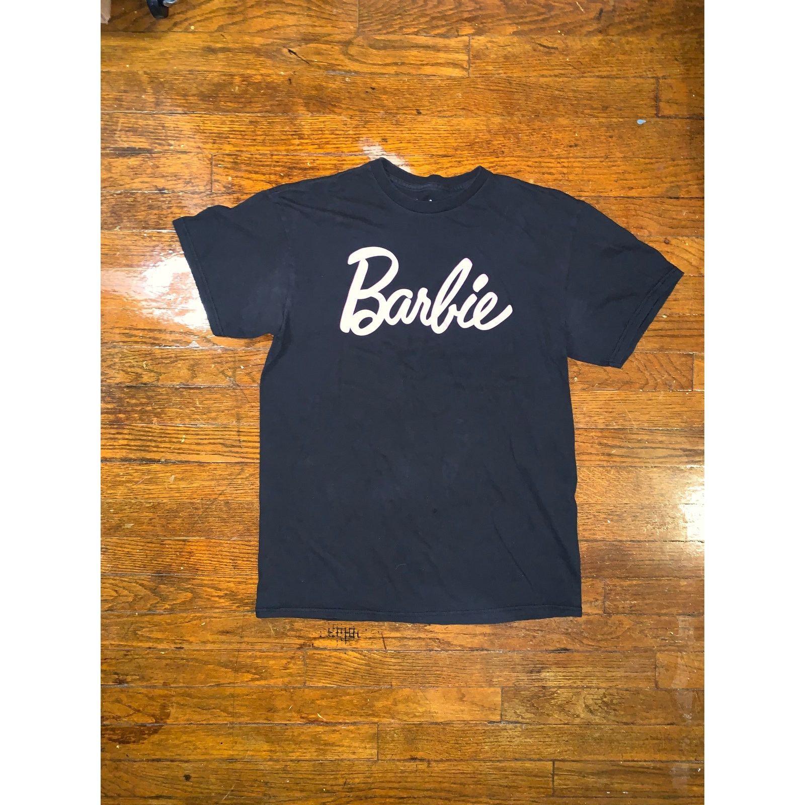 Other Barbie Logo T Shirt Medium Black Pink Graphic Tee Barbiecore Size M / US 6-8 / IT 42-44 - 2 Thumbnail