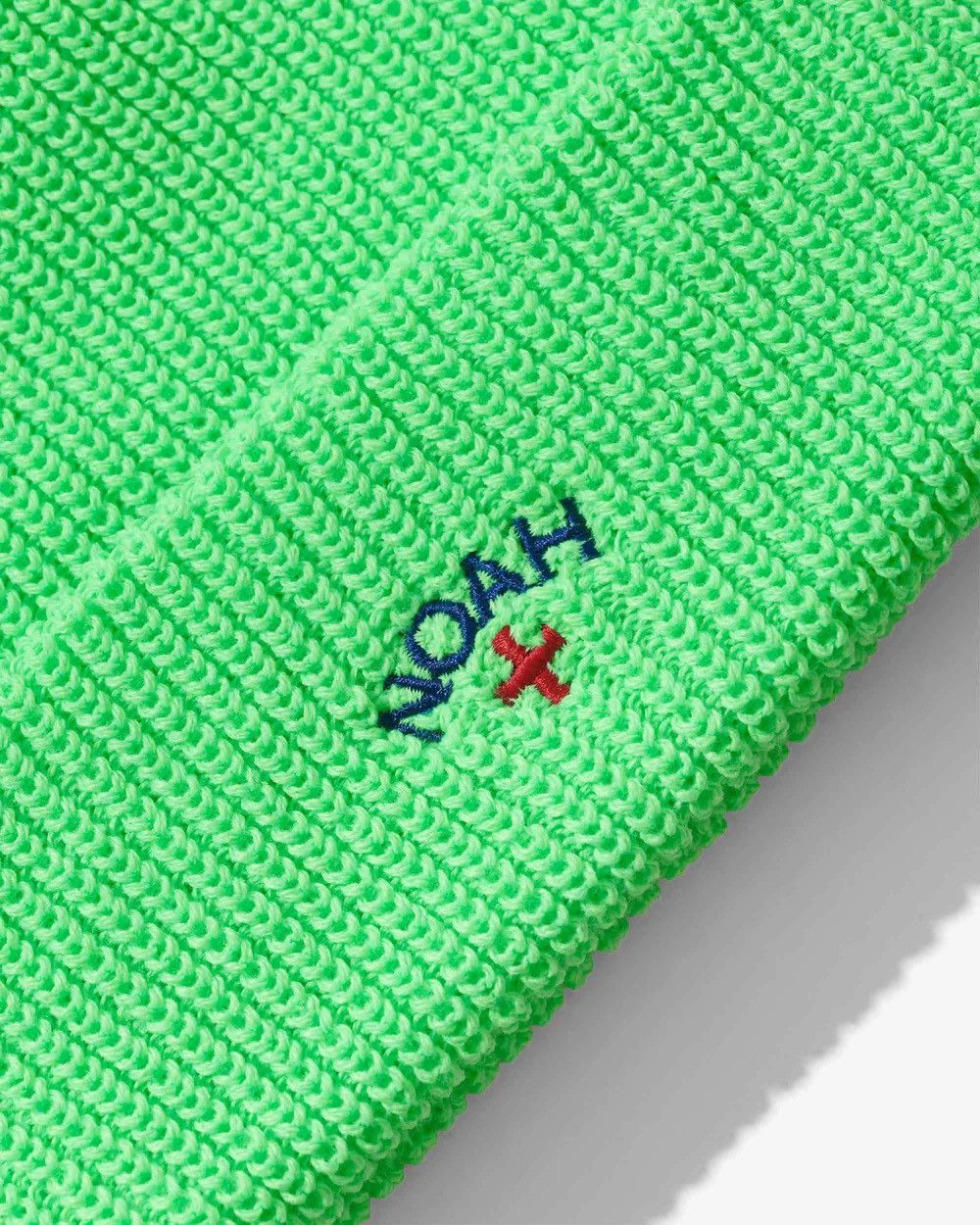 Noah Noah FW23 Core Logo Beanie LIME Size ONE SIZE - 2 Thumbnail