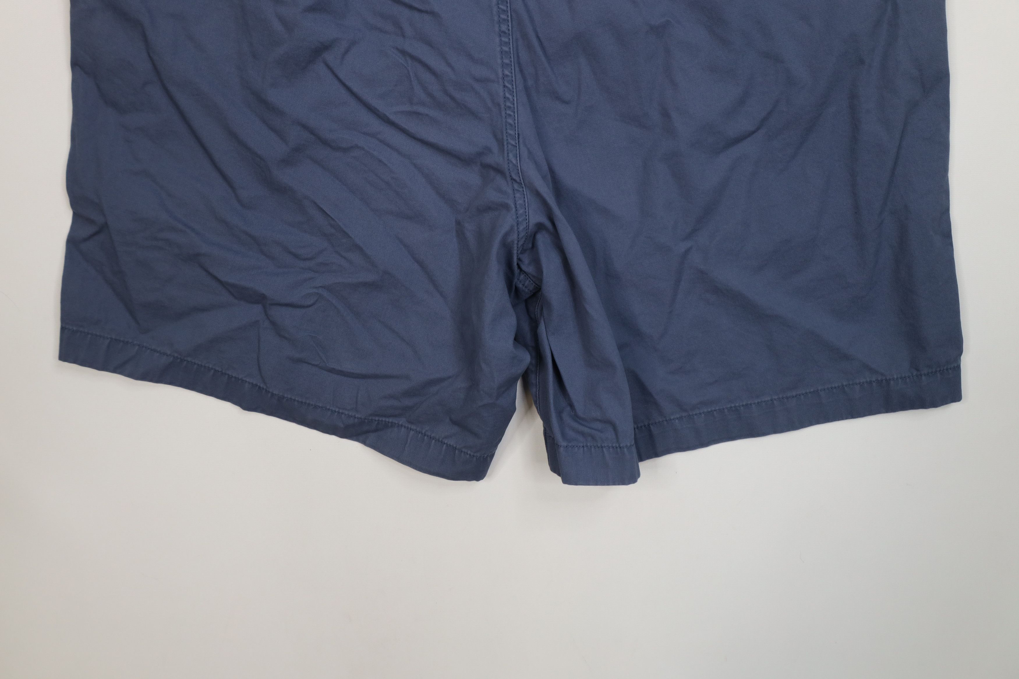 L.L. Bean Vtg 90s Y2K LL Bean Above Knee Shorts Organic Cotton Blue Size US 36 / EU 52 - 11 Thumbnail