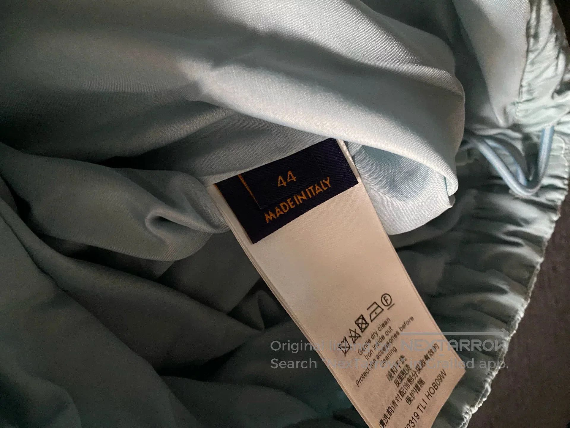 Louis Vuitton light blue fleece jacket with dove embroidery. Size US L / EU 52-54 / 3 - 4 Thumbnail