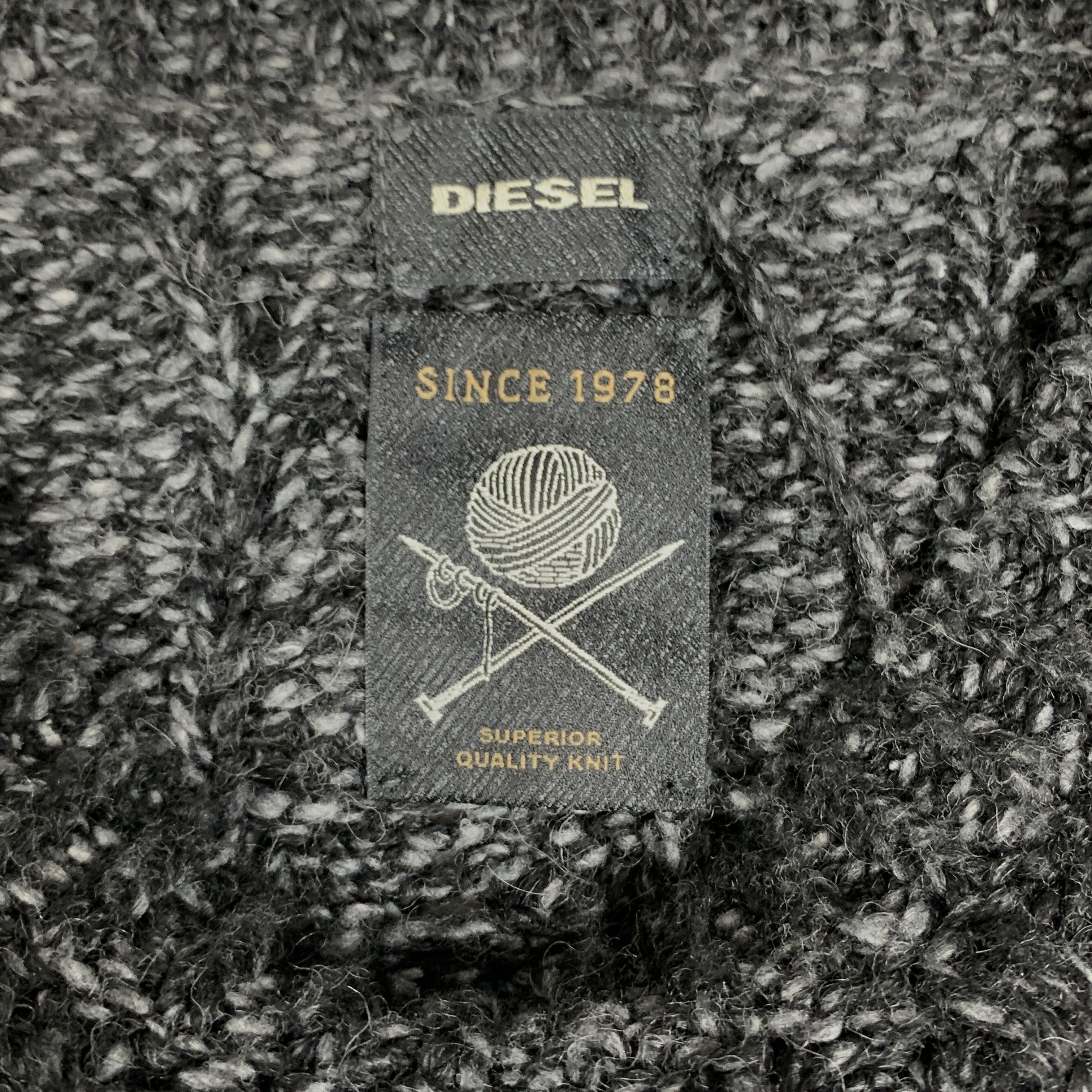 Diesel Diesel vintage gray wool sweater - XL Size US XL / EU 56 / 4 - 4 Thumbnail