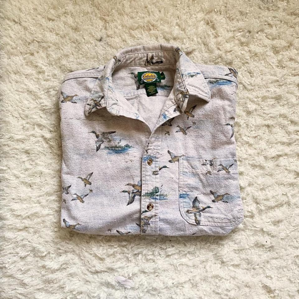 Cabelas Cabela’s Outdoor Gear All Over Duck Print Shirt • M Size US M / EU 48-50 / 2 - 1 Thumbnail