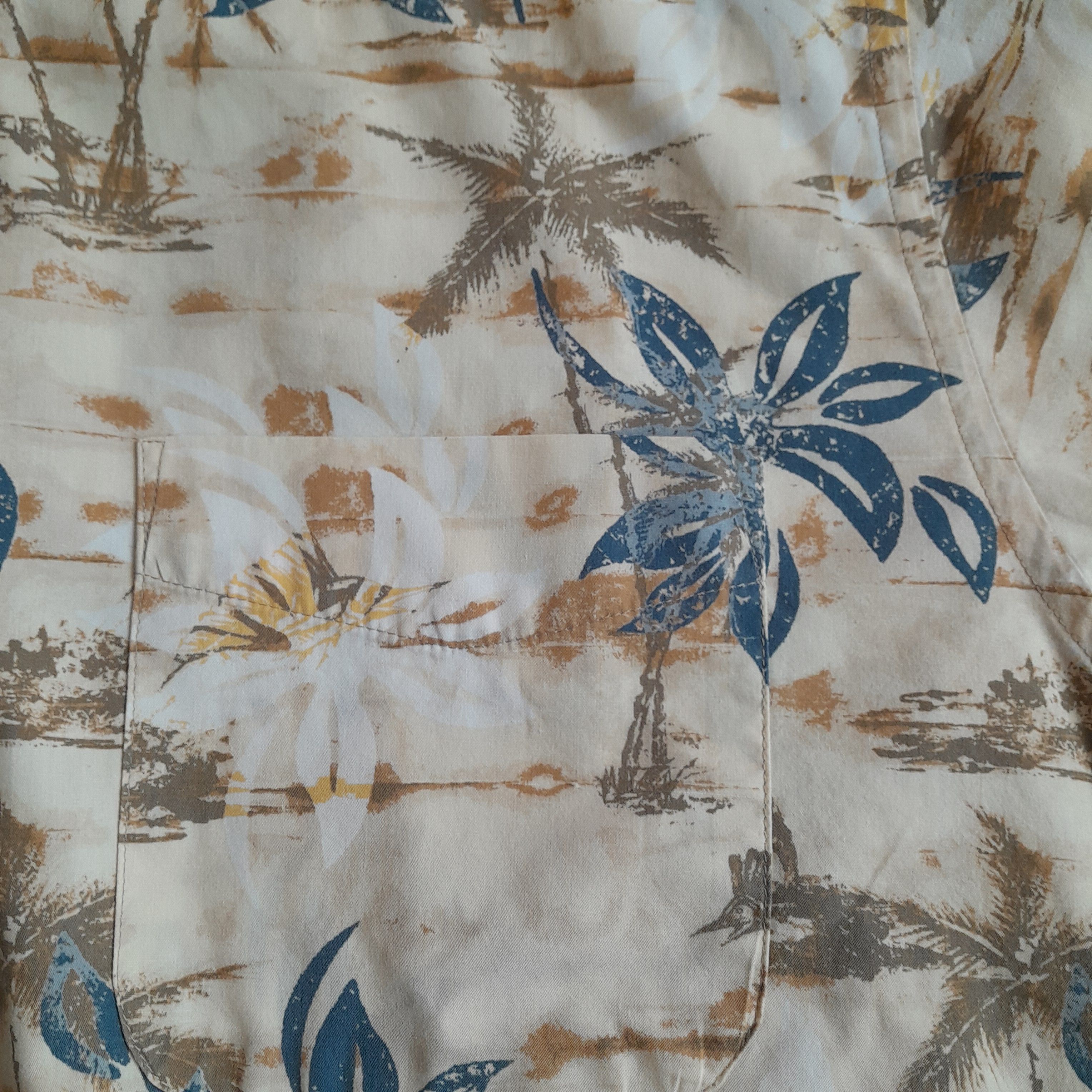 Other Crossings Men’s Polo Floral Shirt Multi-Color 100% Cotton Size US L / EU 52-54 / 3 - 4 Thumbnail
