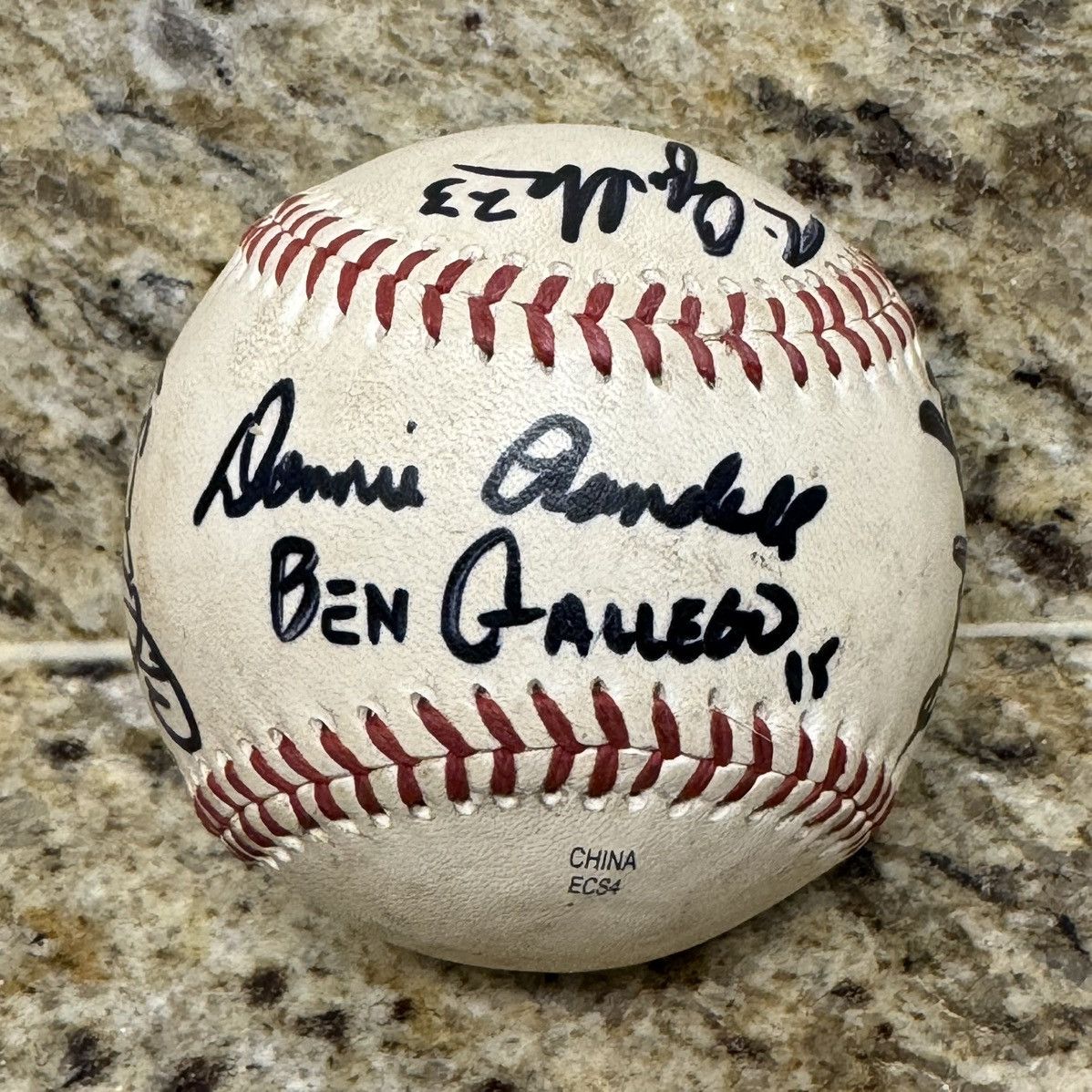 MLB × Vintage Alpine Cowboys MLB Minor League Baseball Autographed Ball Size ONE SIZE - 3 Thumbnail