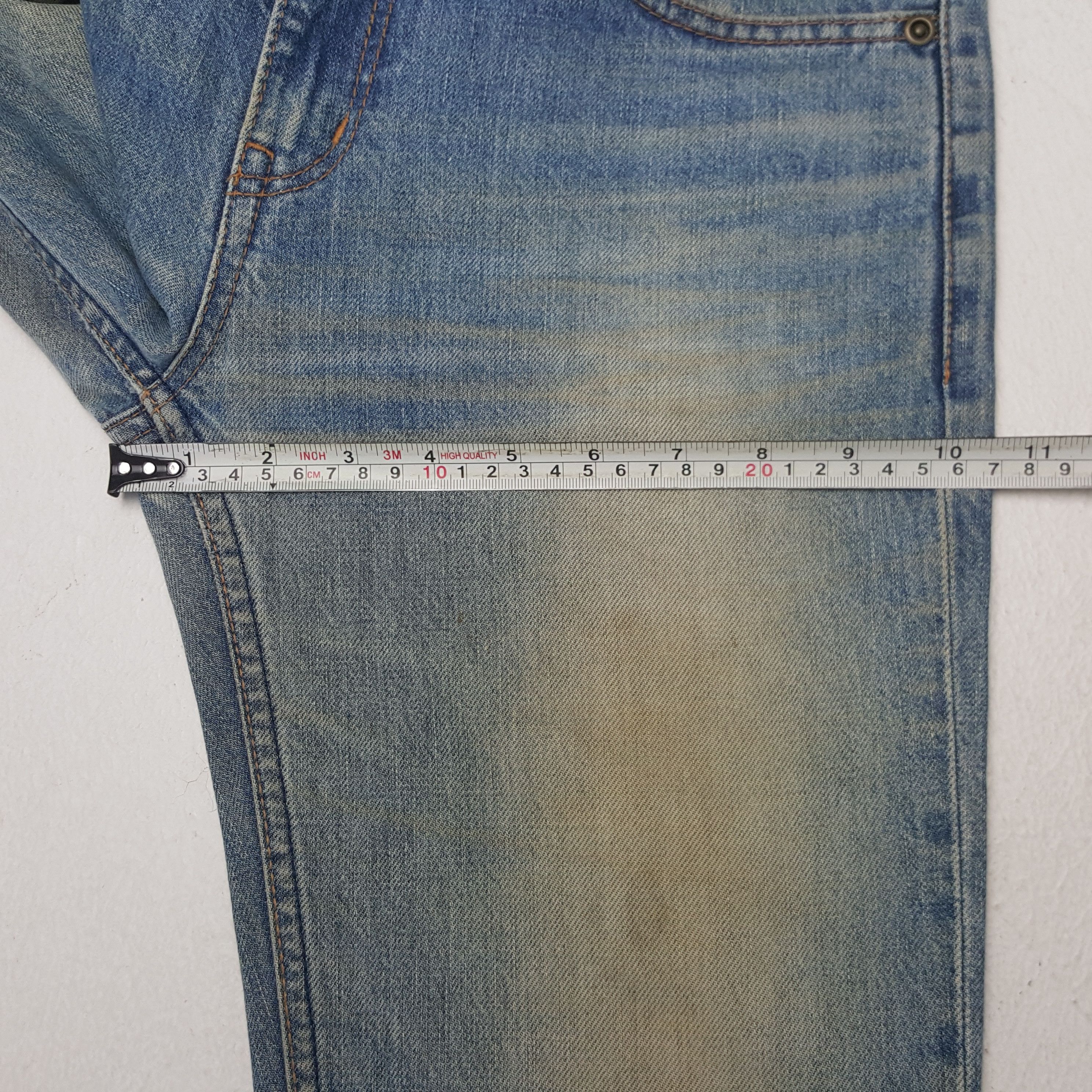 Hysteric Glamour × Japanese Brand × Vintage Vintage Hysteric Glamour Custom Art Logo Denim Jeans Size US 27 - 9 Thumbnail