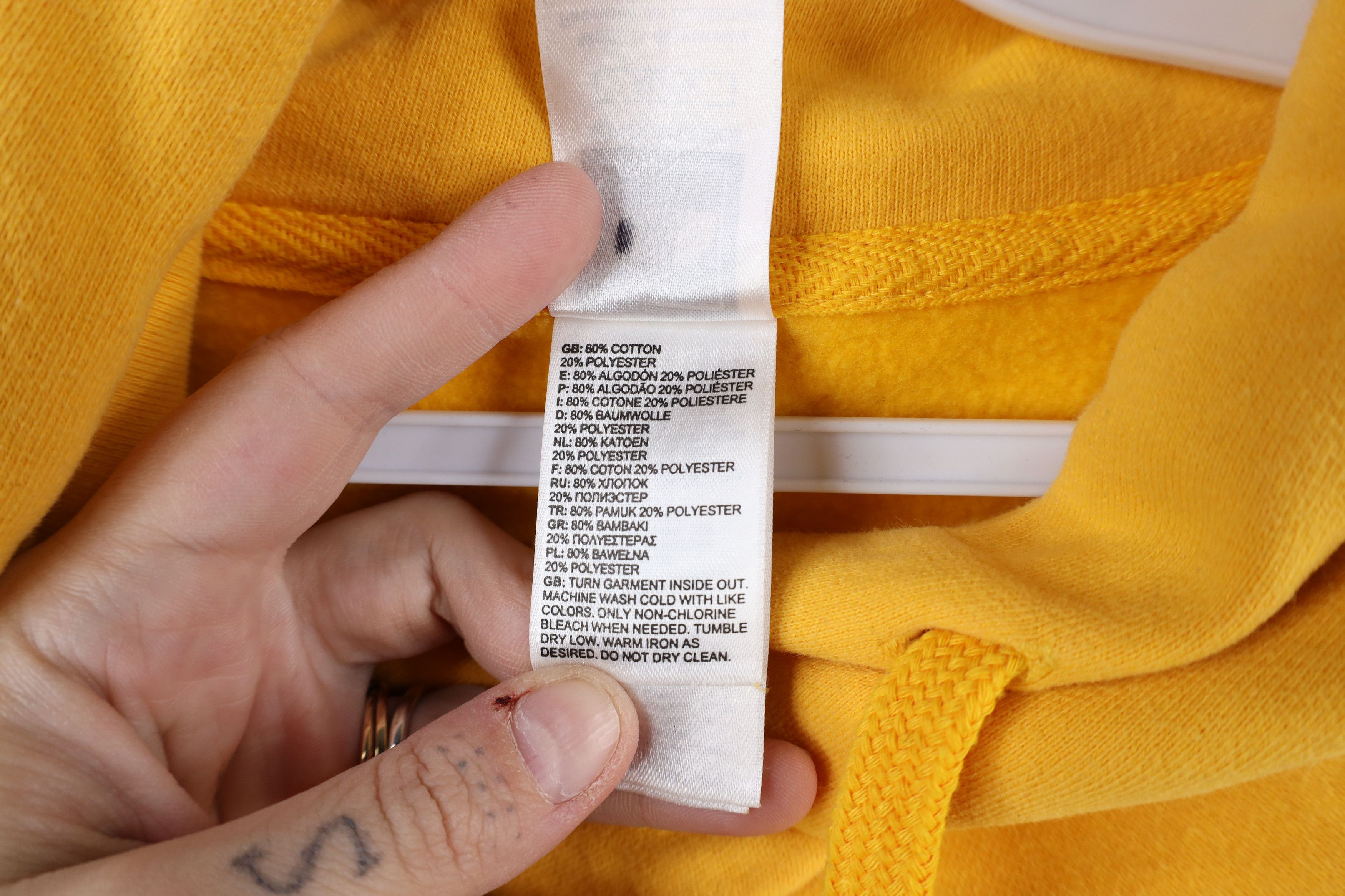 The North Face × Vintage Vintage The North Face Spell Out Big Logo Hoodie Sweatshirt Size US XL / EU 56 / 4 - 10 Thumbnail