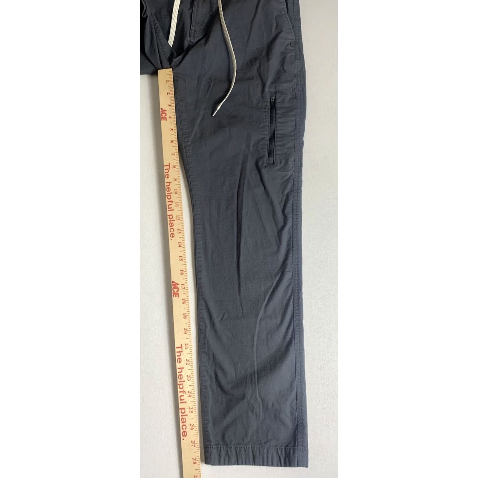 Vuori Vuori Pants Mens Medium Gray Ripstop Elastic Waist Casual VW401 Fits 30x28 Size US 31 - 5 Thumbnail