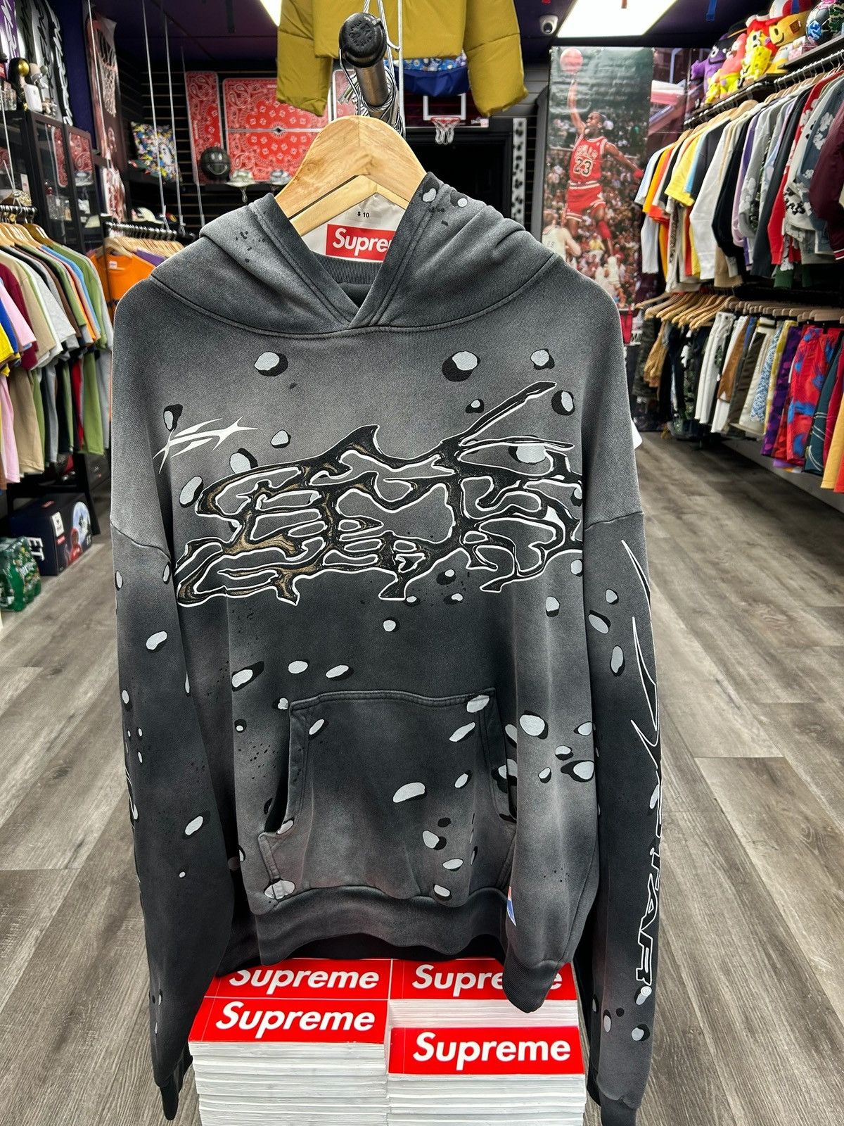 HELLSTAR Hellstar No Guts No Glory! Hoodie Size US M / EU 48-50 / 2 - 1 Thumbnail