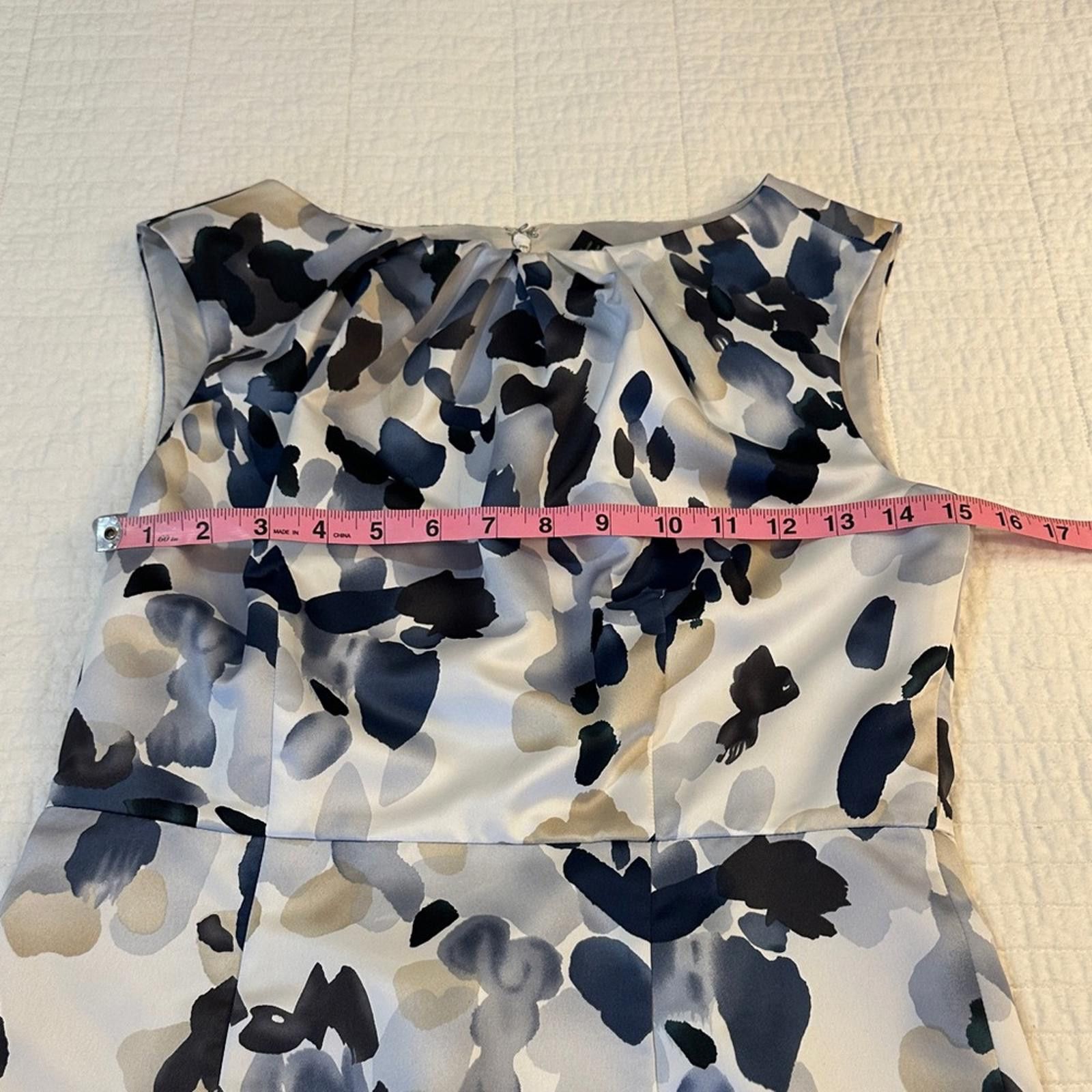 Ann Taylor Ann Taylor sz 4 Silk like Sleeveless Dress midi EUC Size S / US 4 / IT 40 - 7 Thumbnail