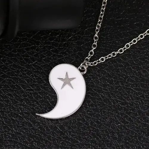 Other 2PCS Moon & Star Necklace Size ONE SIZE - 3 Thumbnail