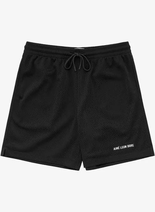 Aime Leon retail Dore Logo Mesh Shorts - Black - Size Small