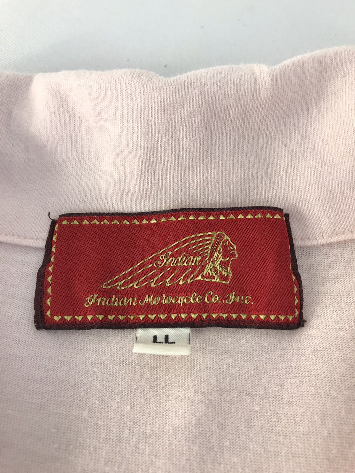 Indian Motorcycle × Vintage Indian MotoCyle Co’inc Big Logo Beck Side Polo Shirt Size US M / EU 48-50 / 2 - 6 Thumbnail